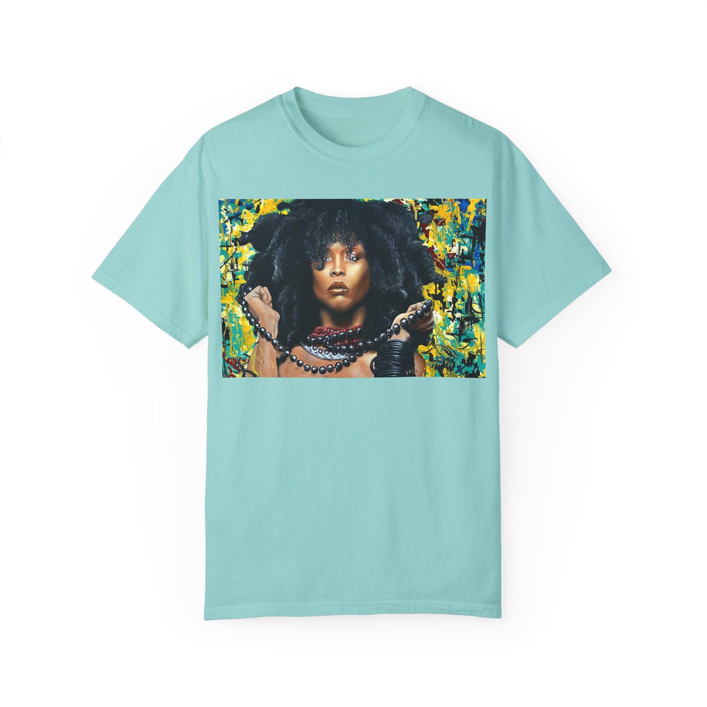 Erykah Badu painted by Lola Buckwald, OG tee