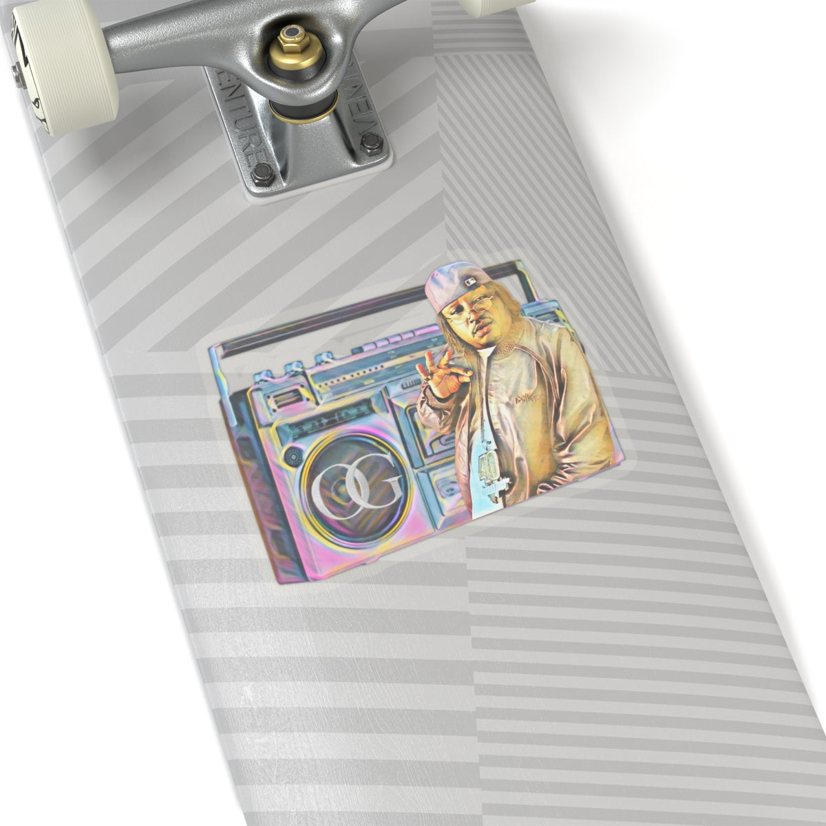 E 40’s Boom Box Kiss-Cut Stickers