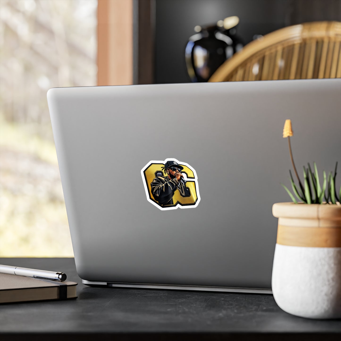 OG on the mic sticker