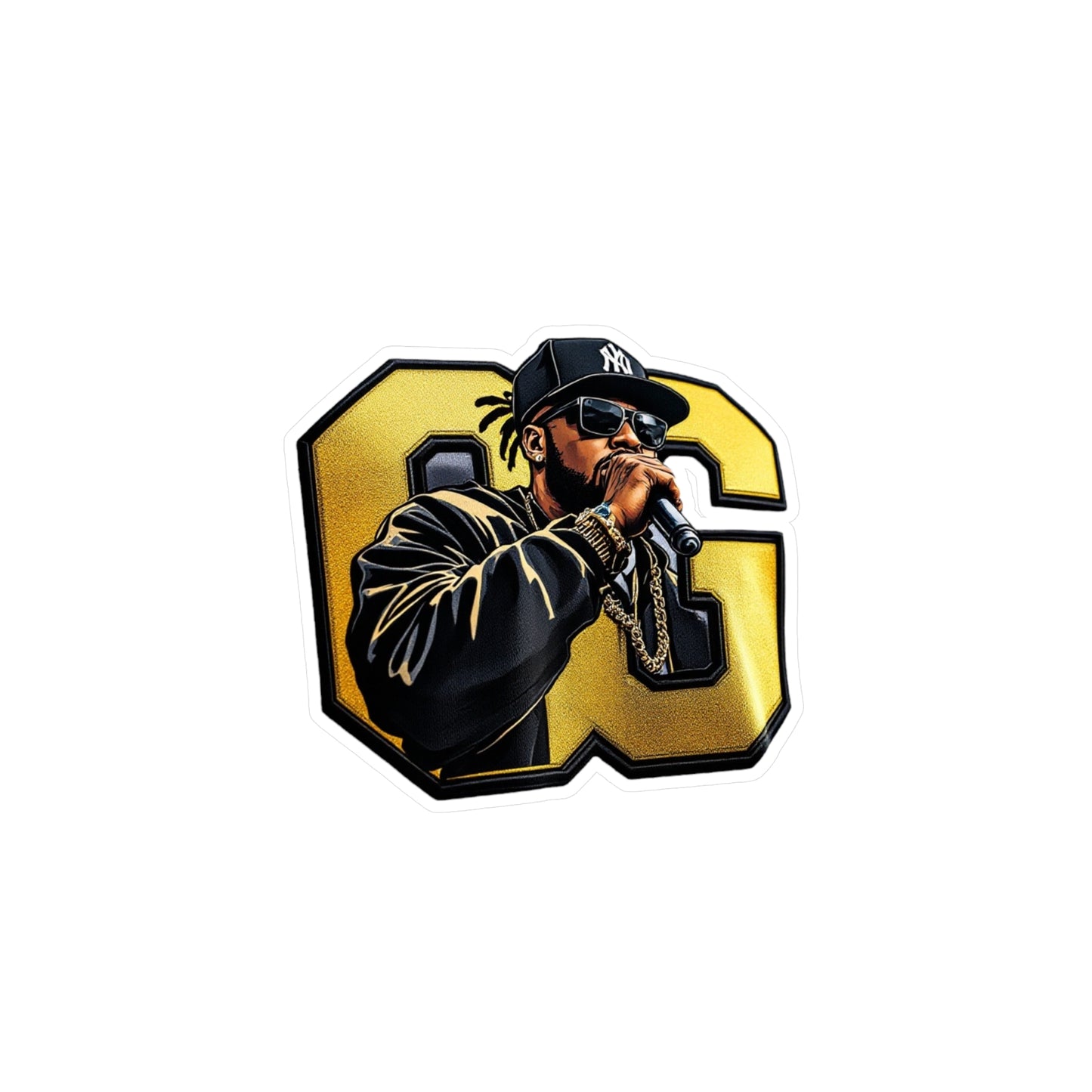 OG on the mic sticker