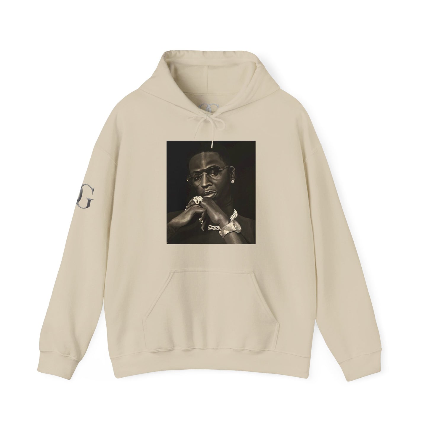 Young Dolph painting by Lola Buckwald OG Hoodie
