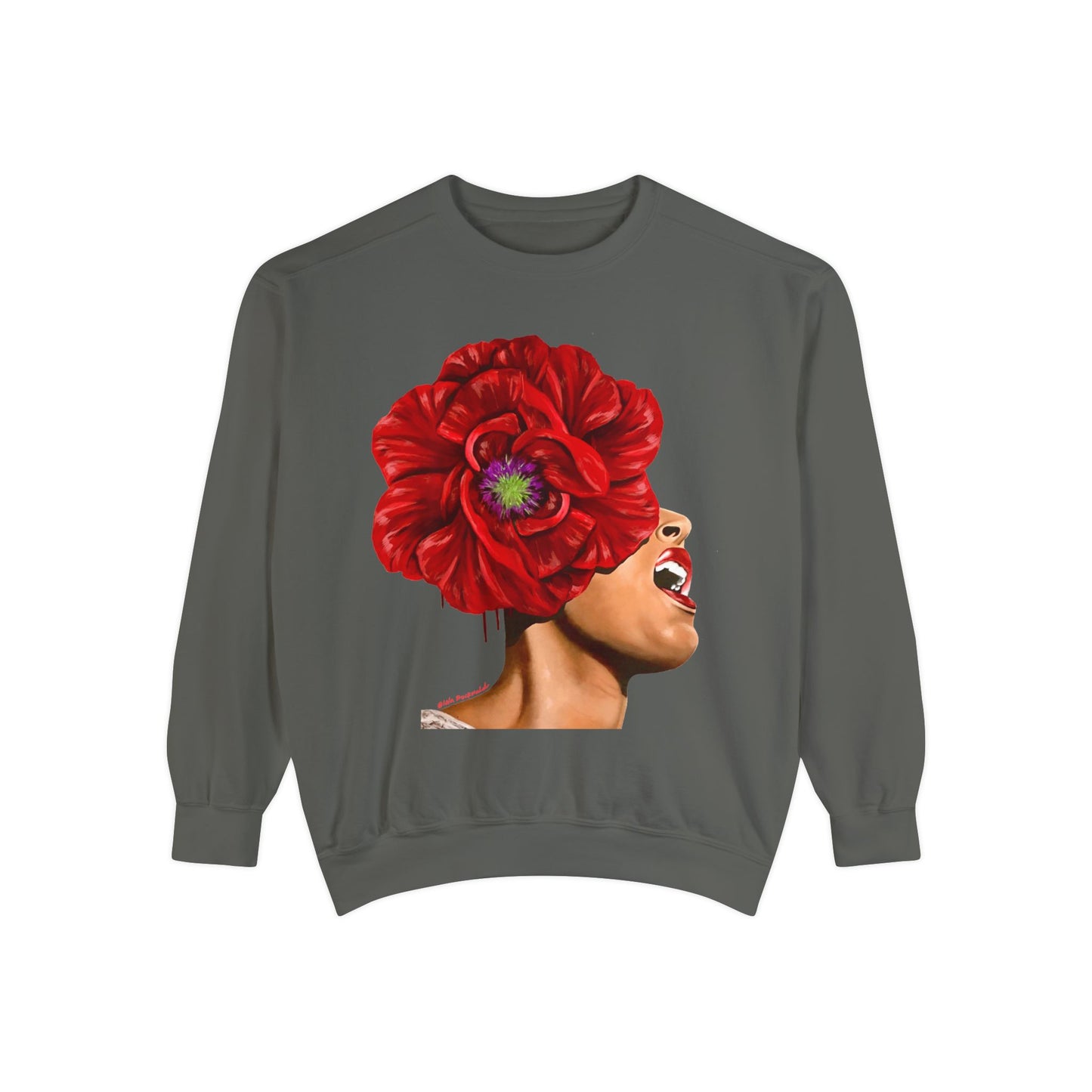 Billie Holiday painted by Lola Buckwald OG Sweatshirt