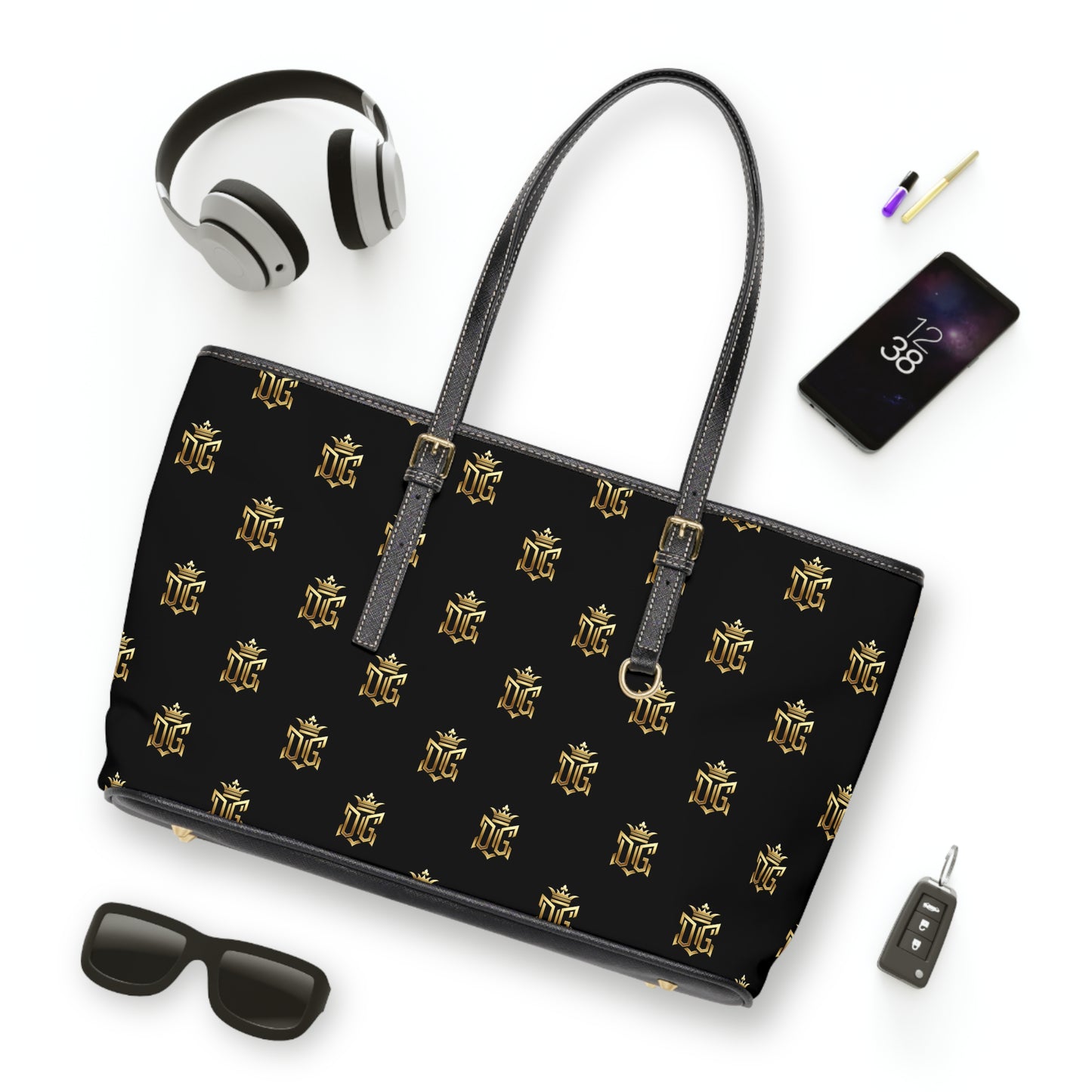 OG Crown Logo Leather Bag