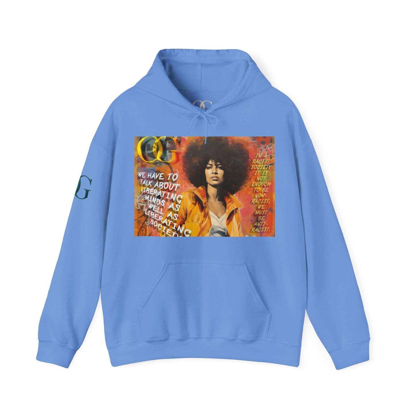 Angela Davis inspired graffiti OG Hoodie