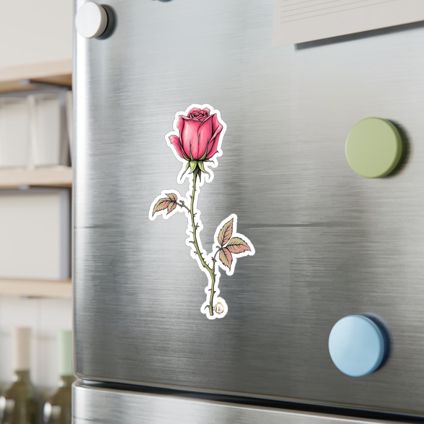 He loves me, he loves me not OG Rose Kiss-Cut Vinyl sticker