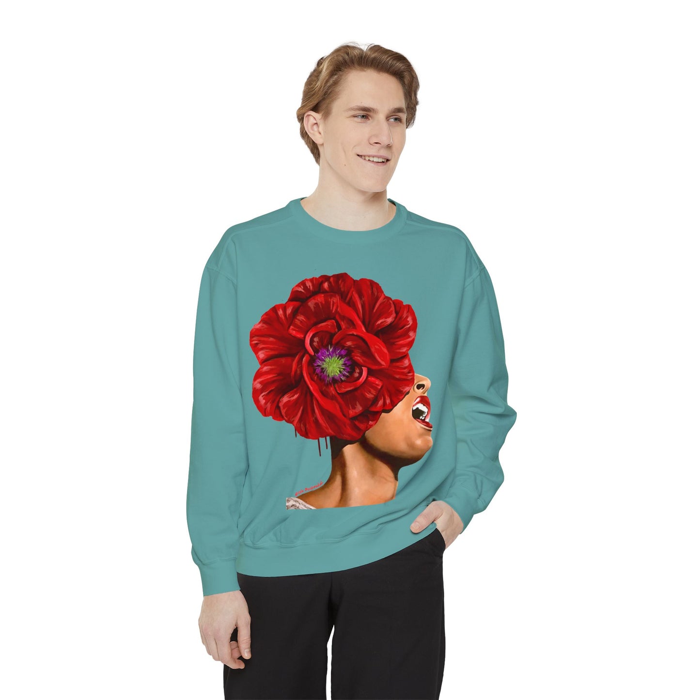 Billie Holiday painted by Lola Buckwald OG Sweatshirt