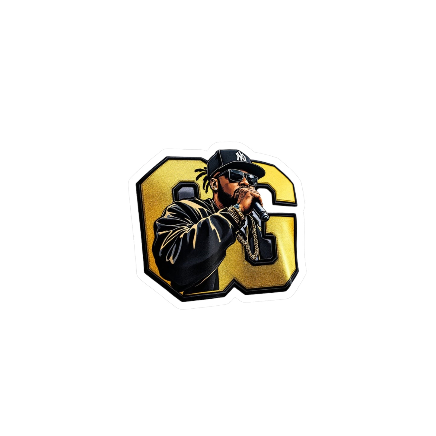 OG on the mic sticker