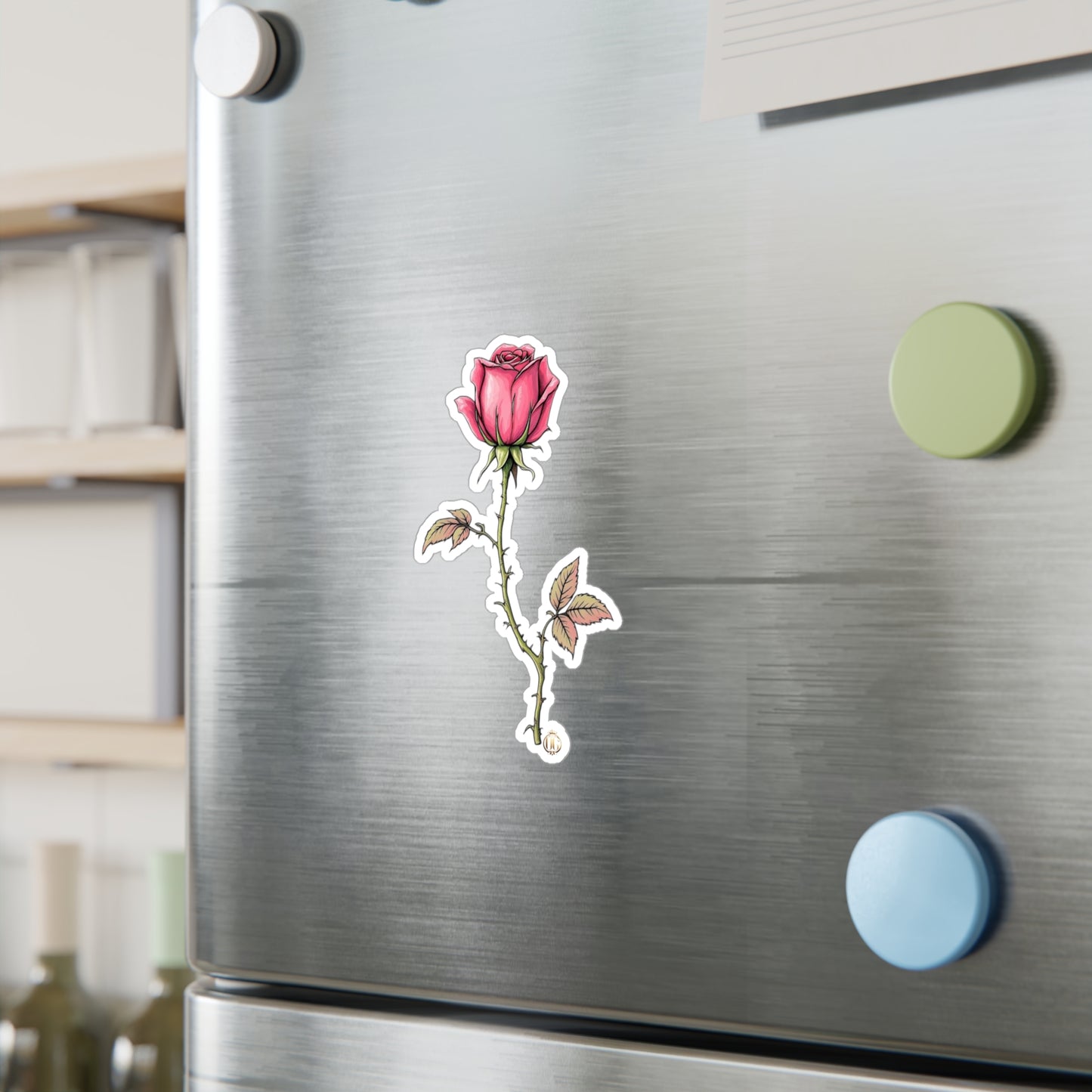 He loves me, he loves me not OG Rose Kiss-Cut Vinyl sticker