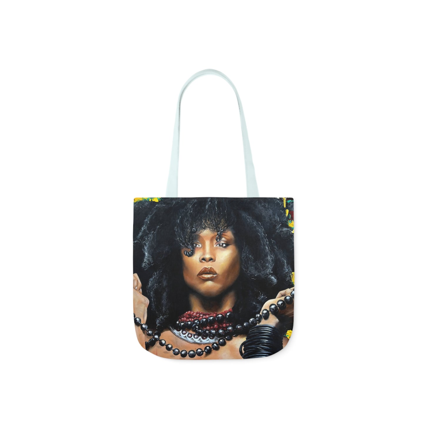 Erykah Badu painted by Lola Buckwald/ OG Tote Bag with 5-Color Straps