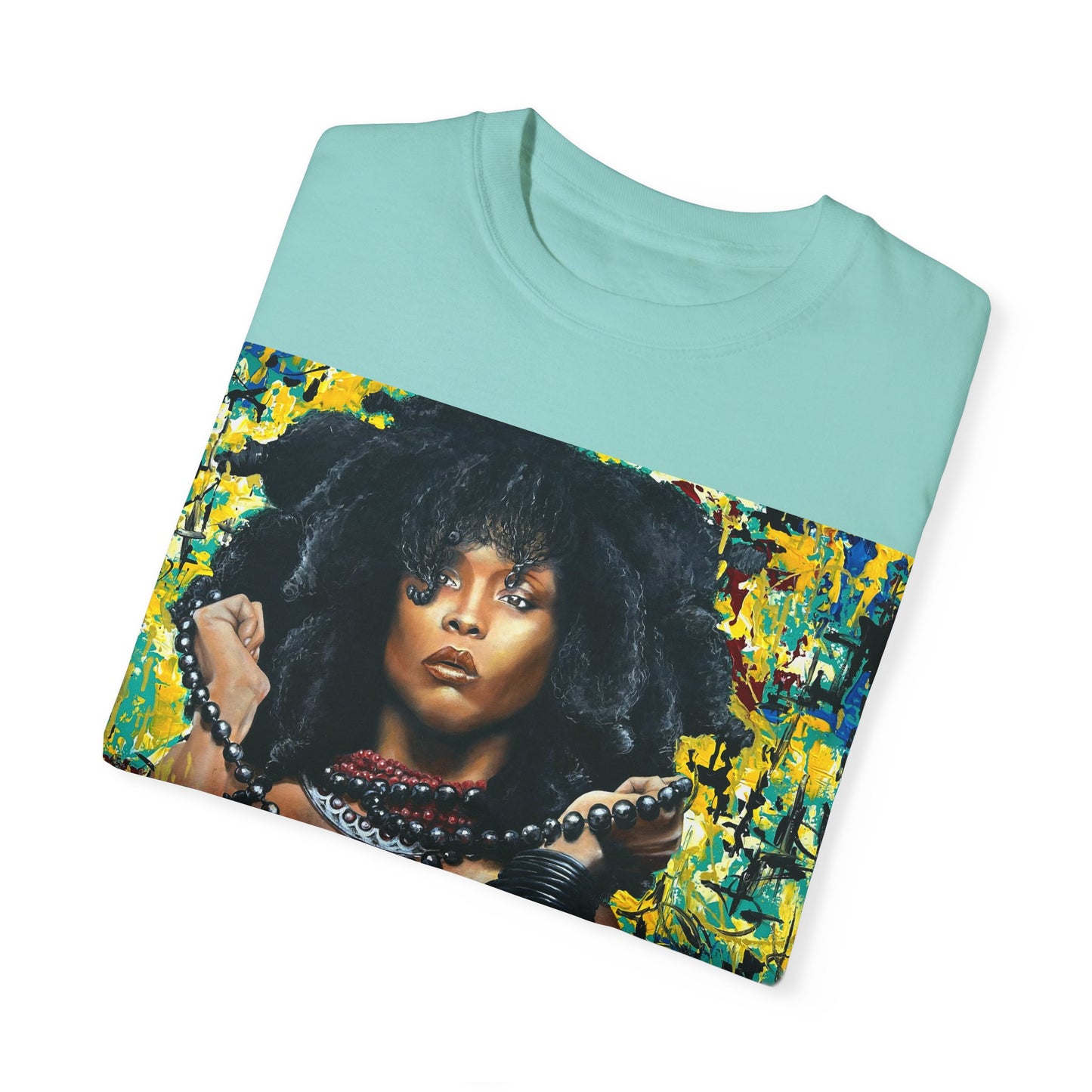 Erykah Badu painted by Lola Buckwald, OG tee