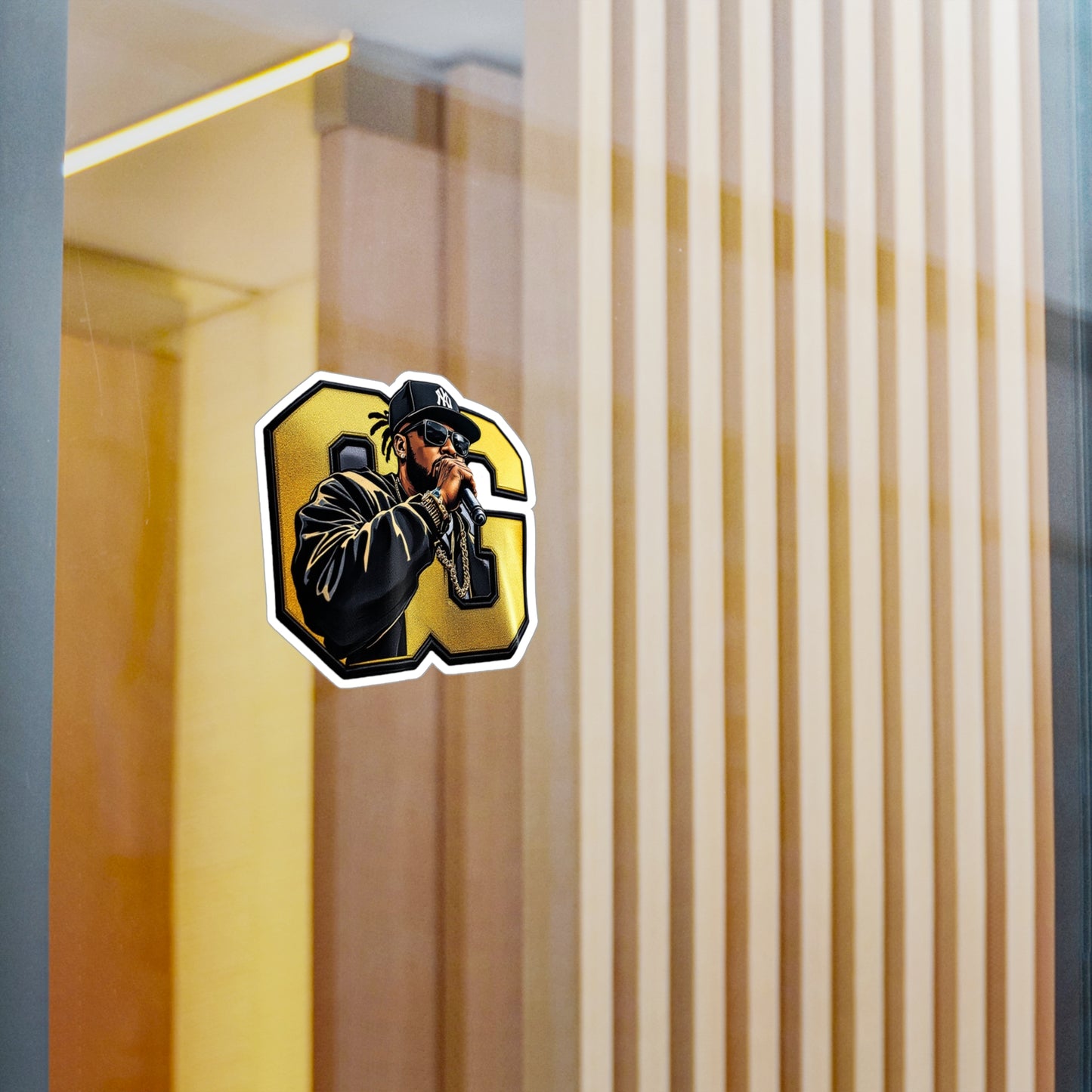 OG on the mic sticker