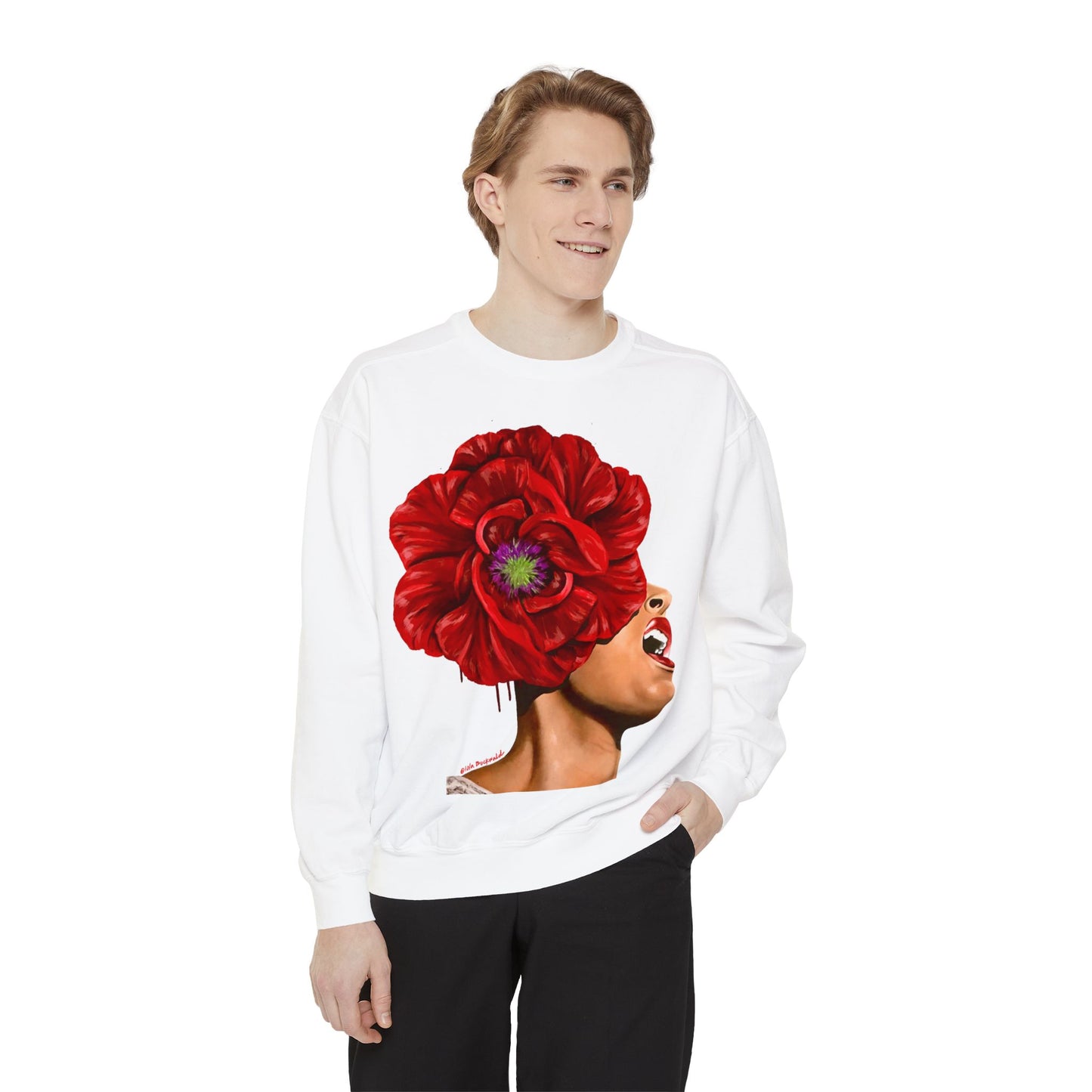 Billie Holiday painted by Lola Buckwald OG Sweatshirt