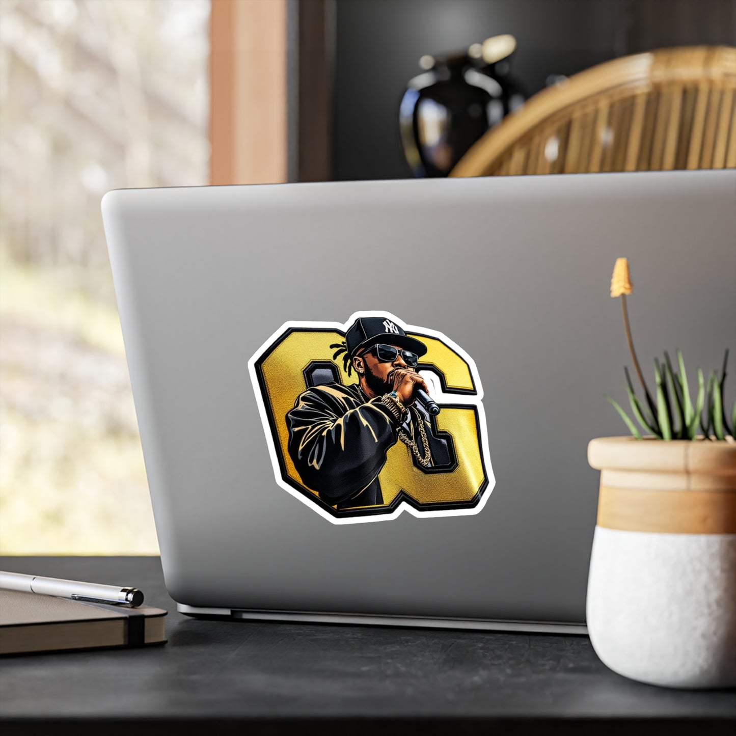 OG on the mic sticker