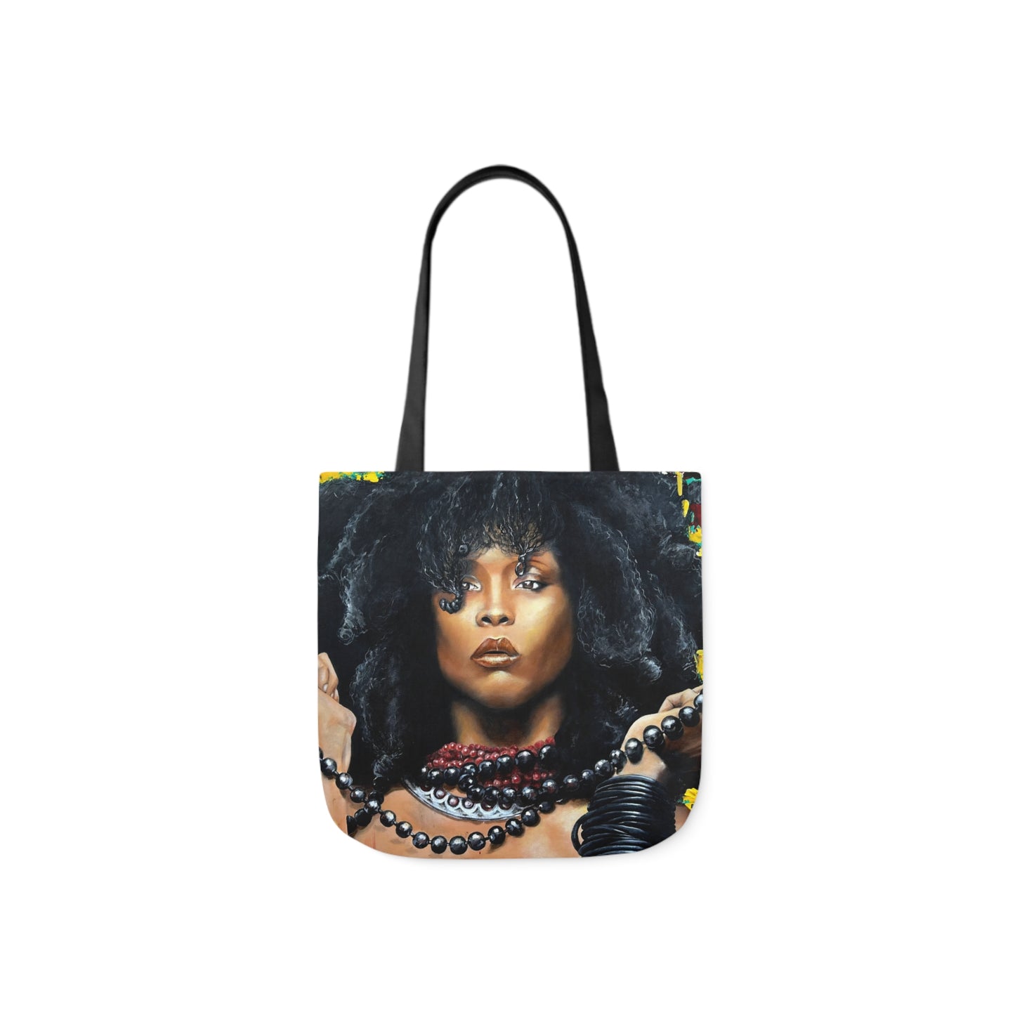 Erykah Badu painted by Lola Buckwald/ OG Tote Bag with 5-Color Straps