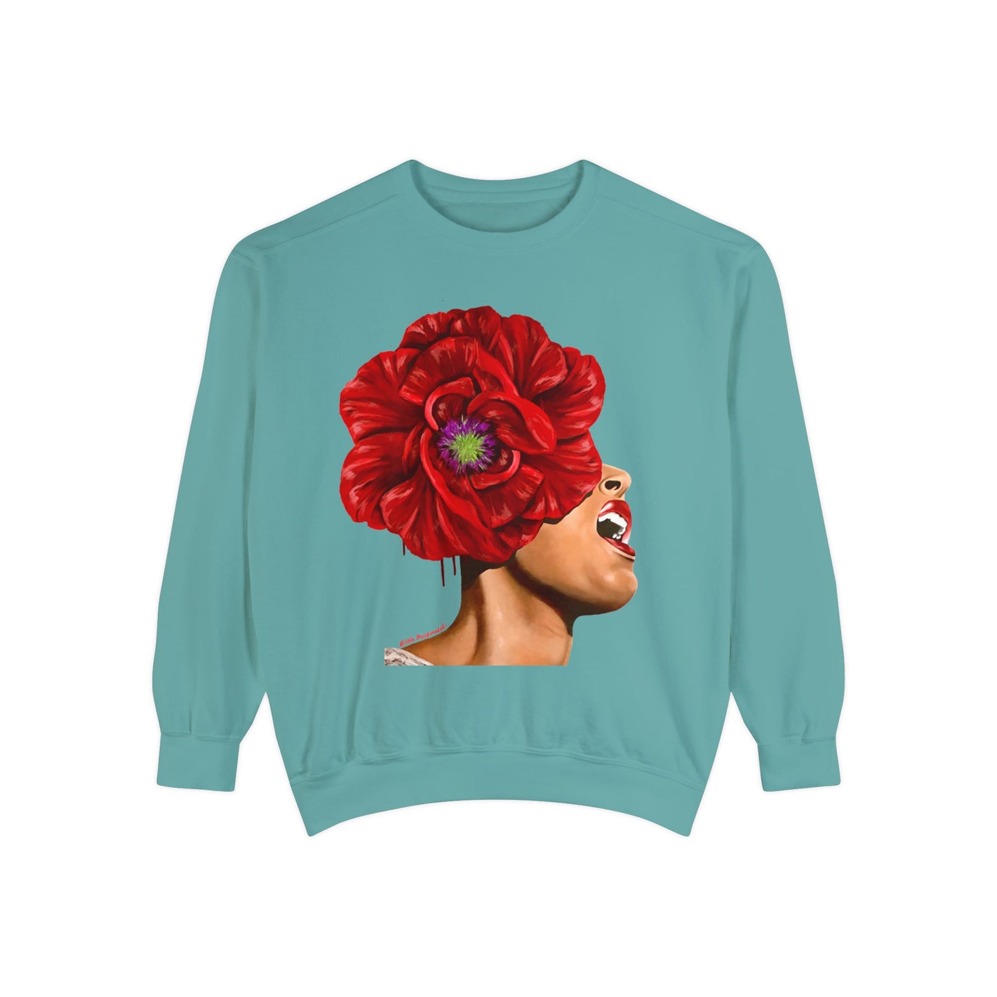 Billie Holiday painted by Lola Buckwald OG Sweatshirt