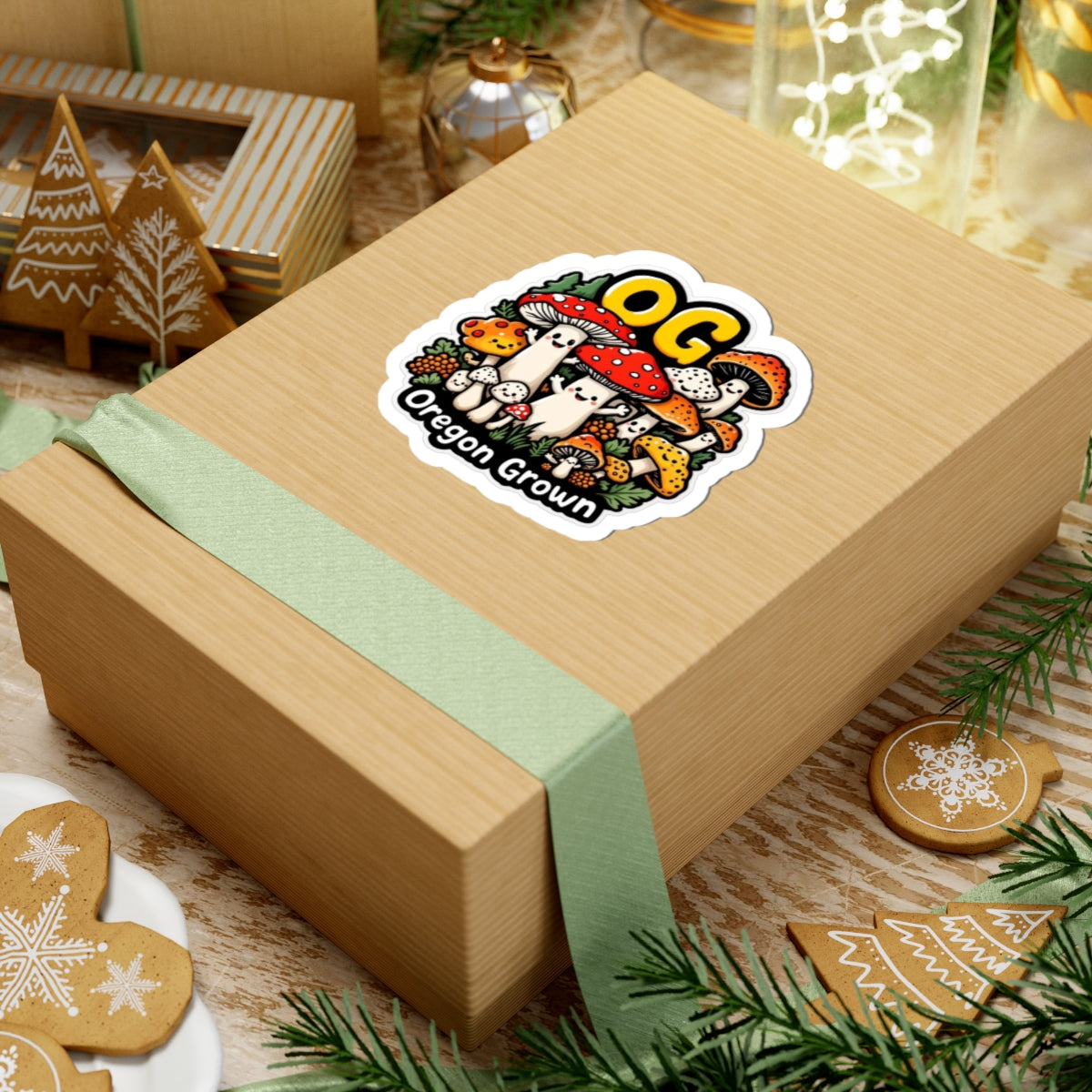 Happy Shrooms OG Sticker