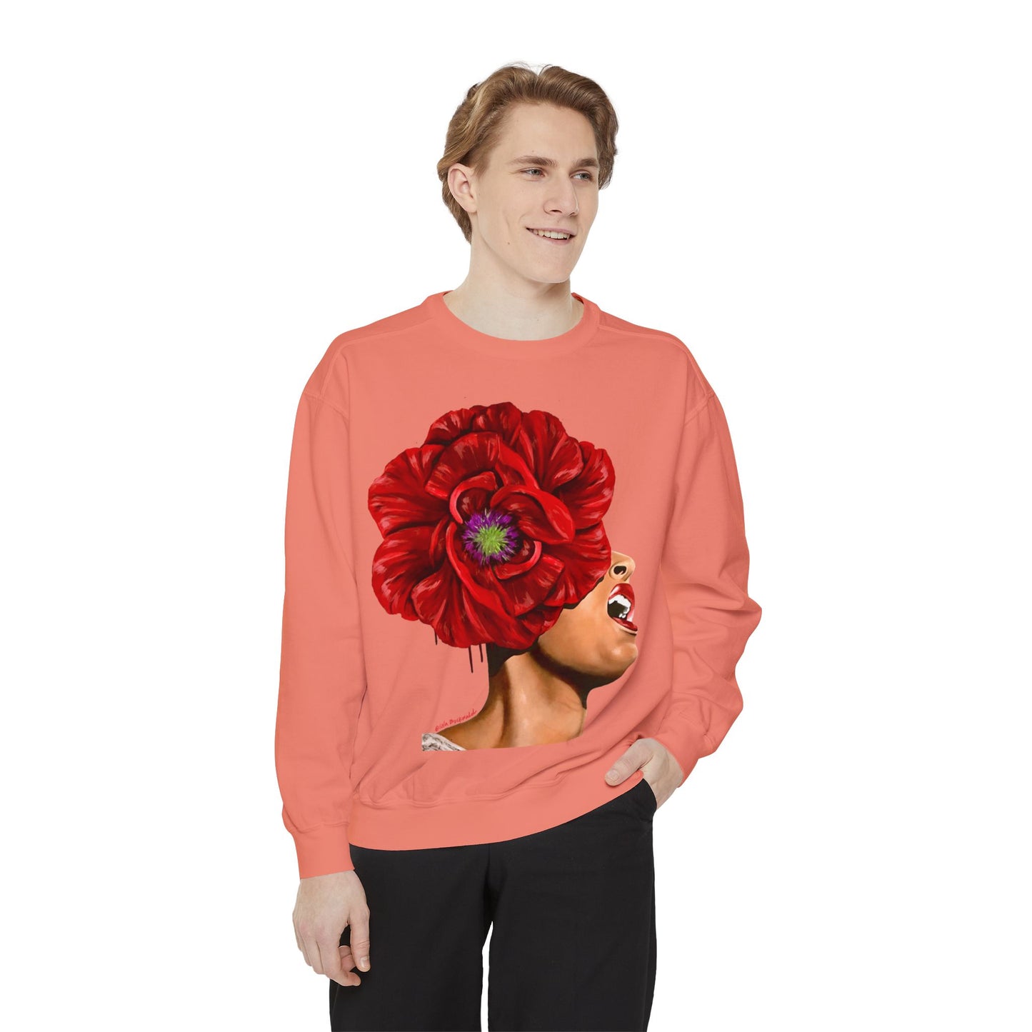 Billie Holiday painted by Lola Buckwald OG Sweatshirt