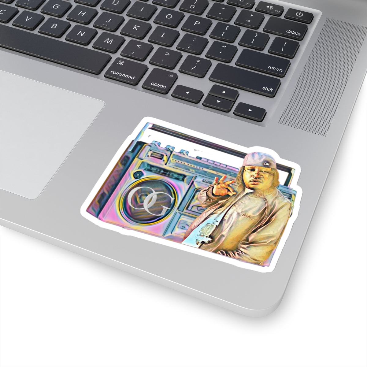 E 40’s Boom Box Kiss-Cut Stickers