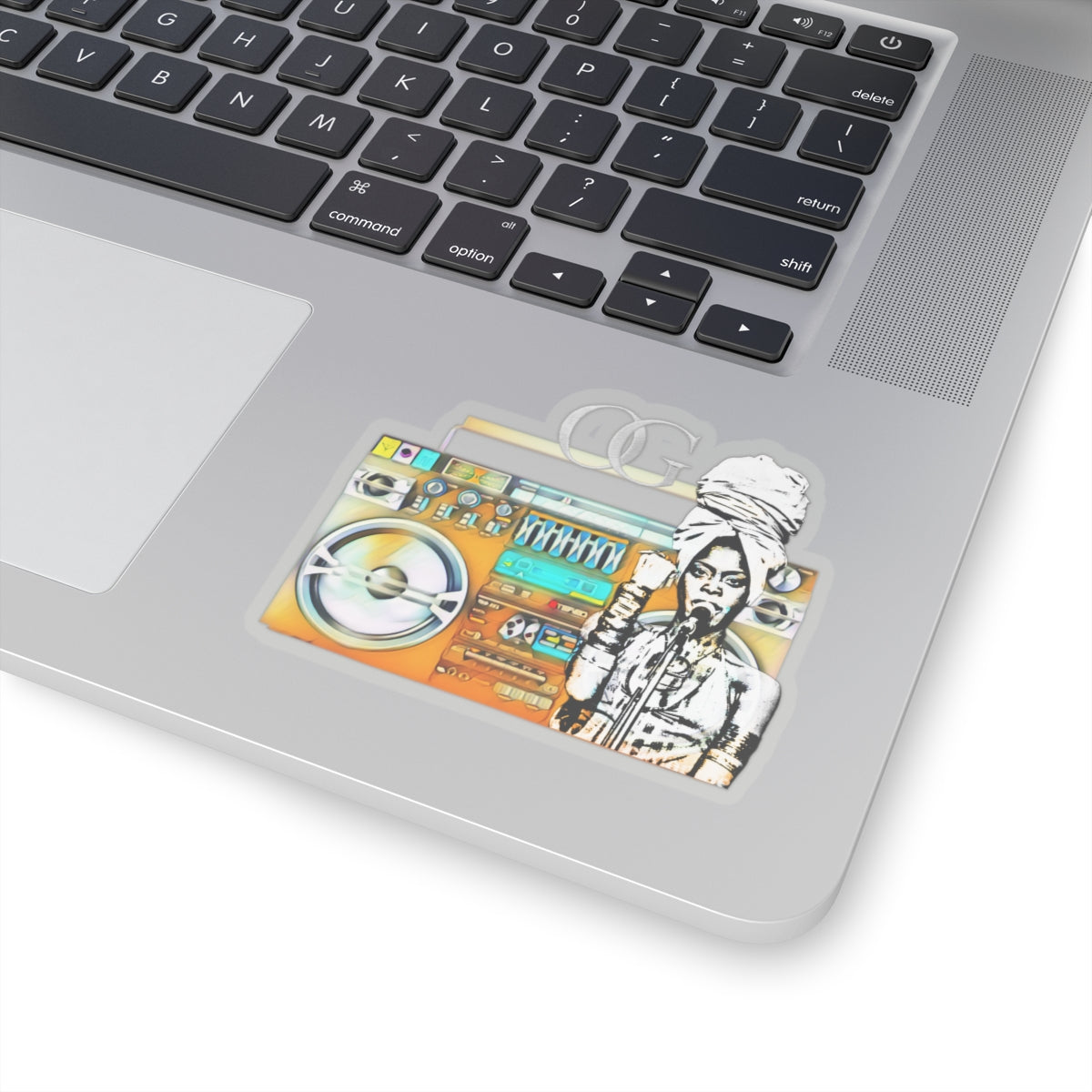 Badu’s Boom Box Kiss-Cut Stickers
