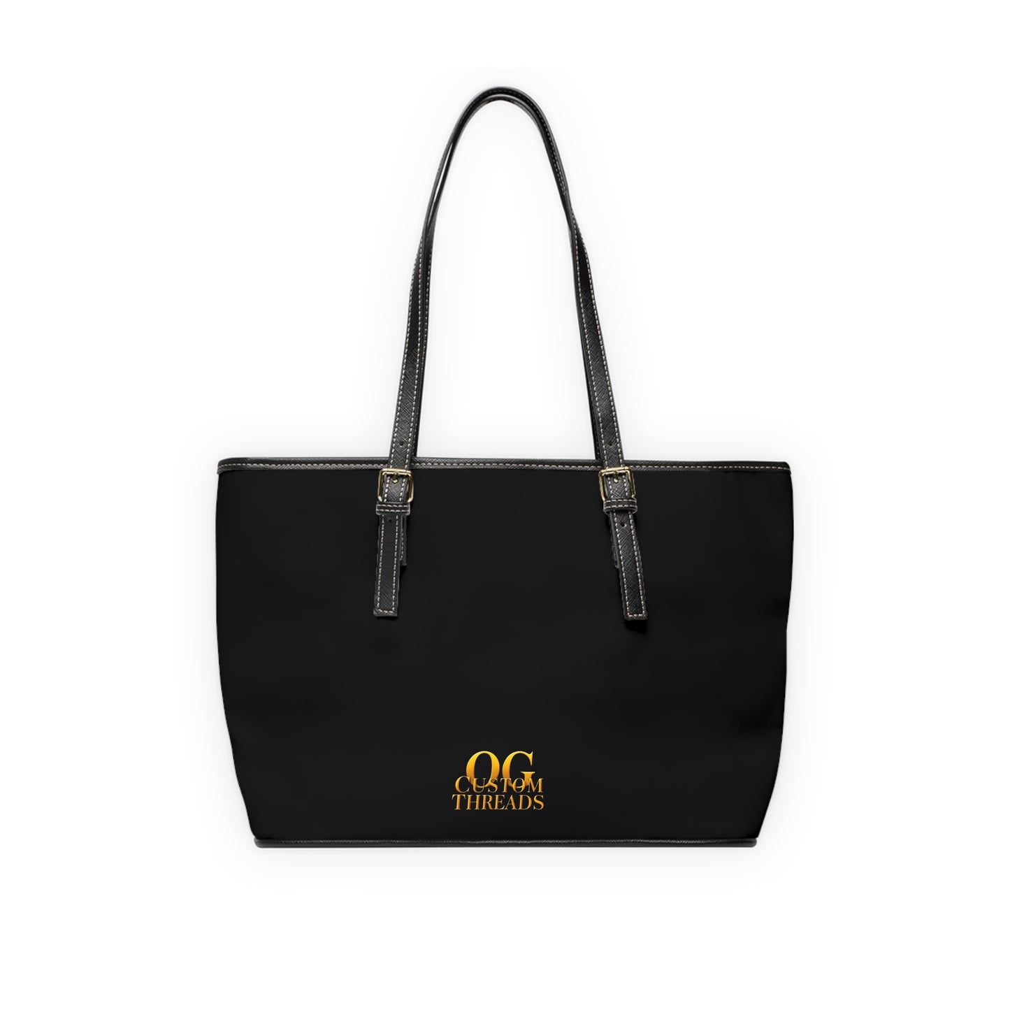 Leather OG Shoulder Bag- Billie Holiday print painted by Lola Buckwald