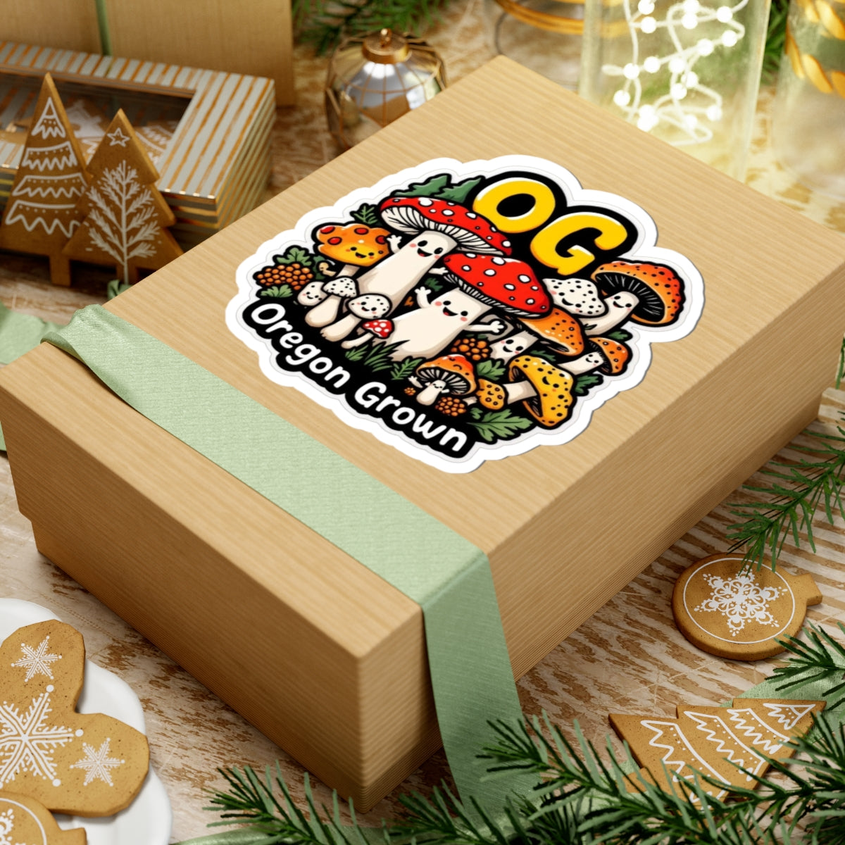 Happy Shrooms OG Sticker