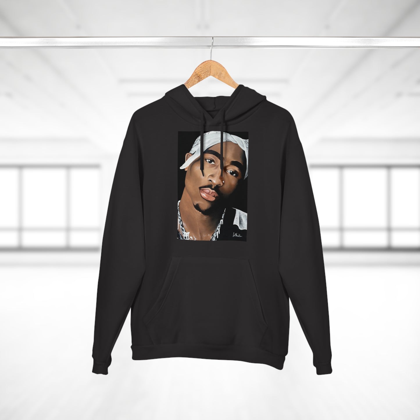 “Dear mama” Portrait painted by Lola Buckwald, OG Hoodie