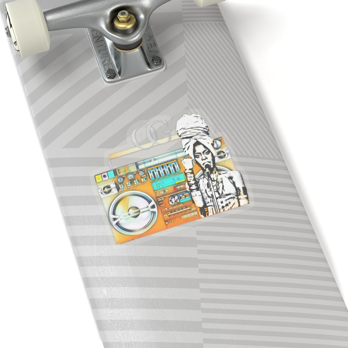 Badu’s Boom Box Kiss-Cut Stickers