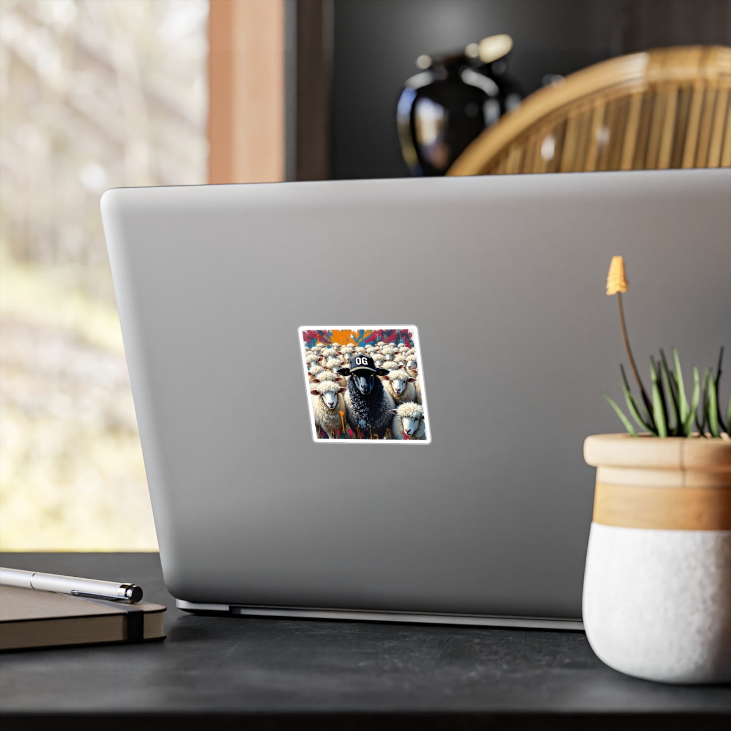 OG Black Sheep Sticker , Home Decor, Unique Gifts for Animal Lovers
