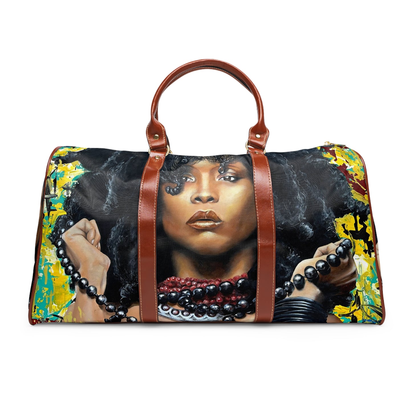 Waterproof OG Travel Bag - Featuring print of Erykah Badu painted by Lola Buckwald