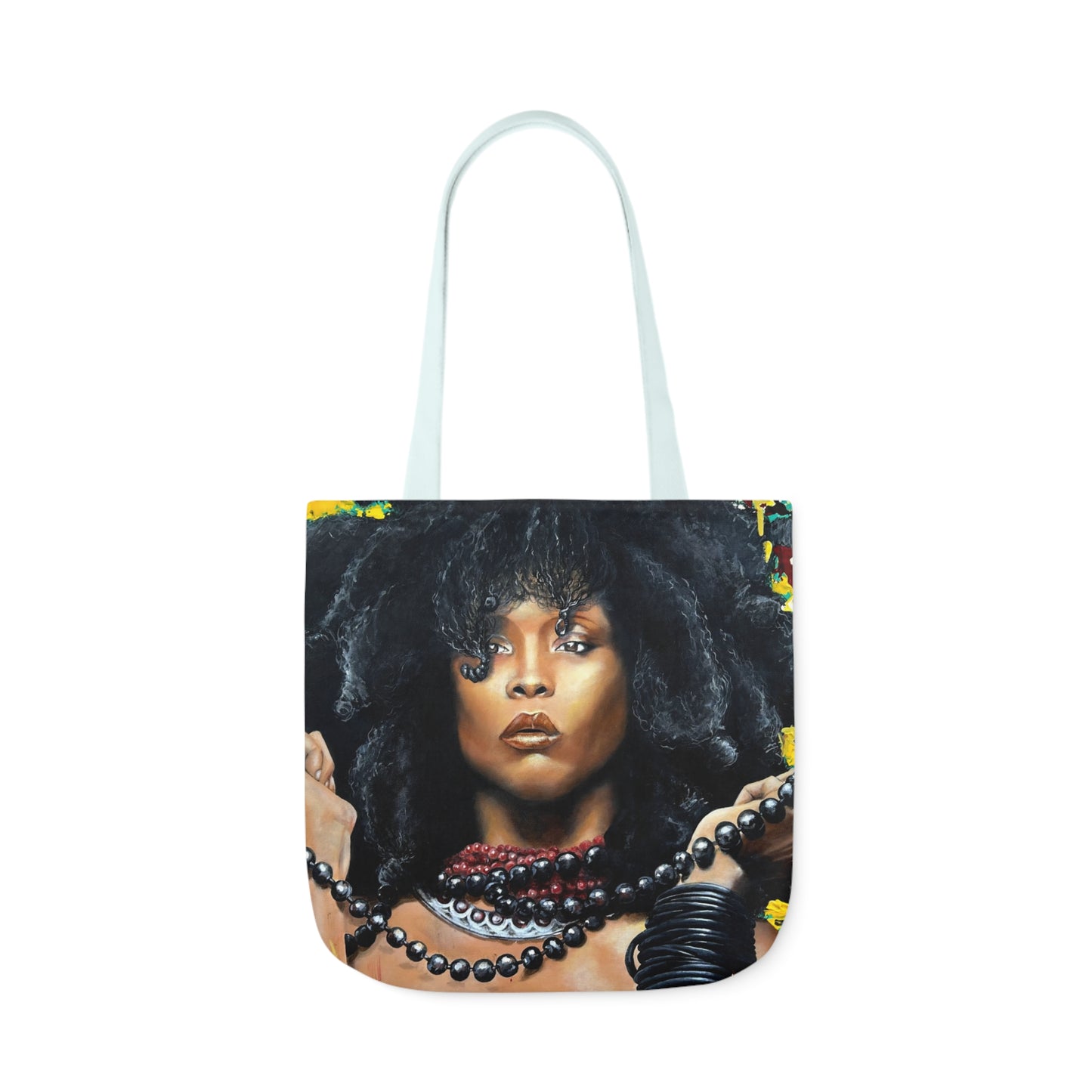 Erykah Badu painted by Lola Buckwald/ OG Tote Bag with 5-Color Straps