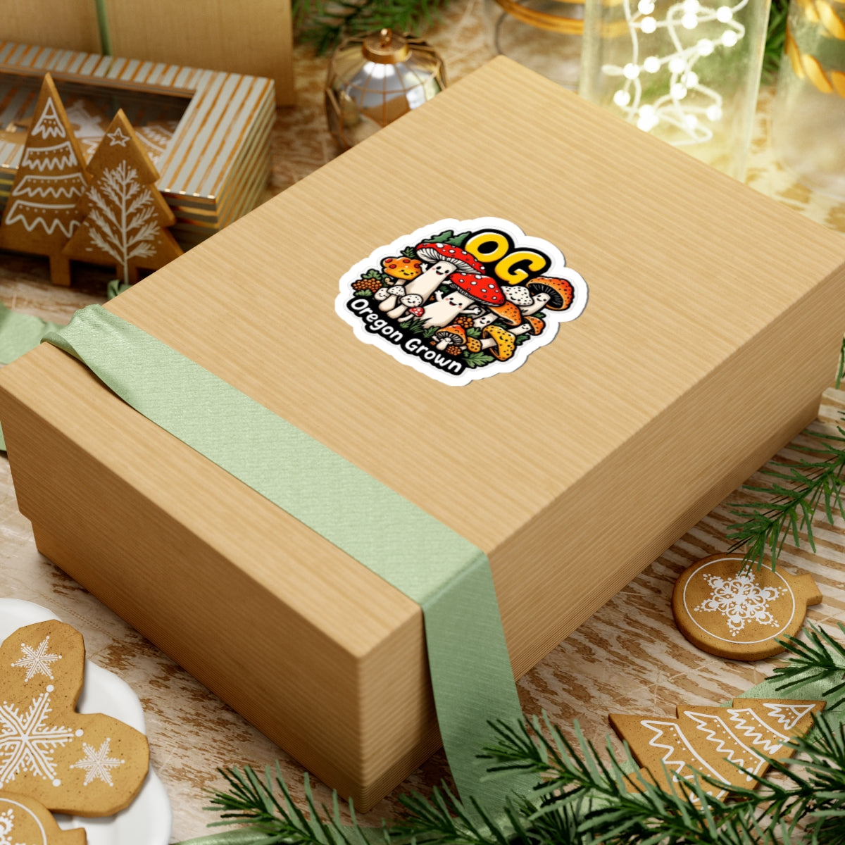 Happy Shrooms OG Sticker