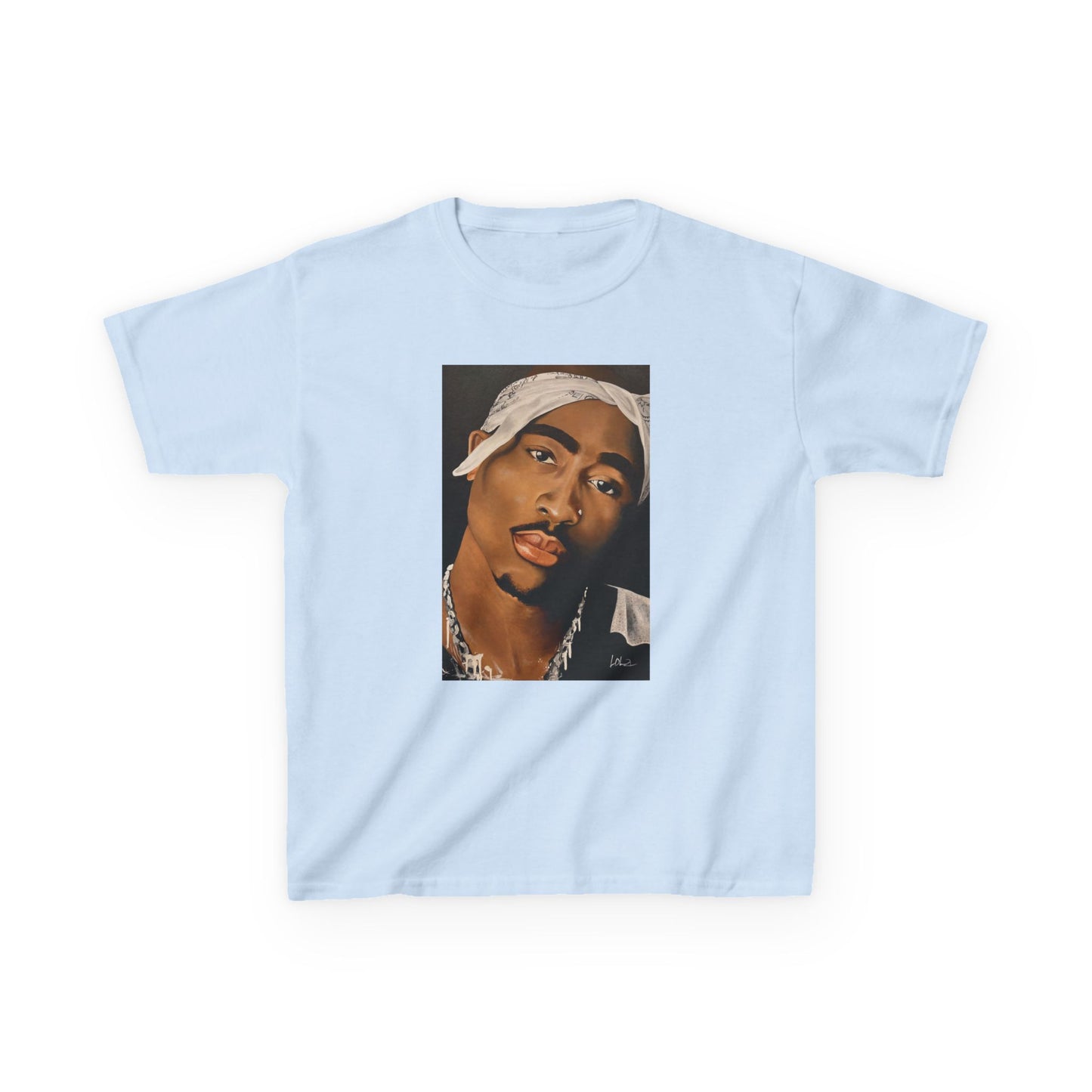 2Pac OG Youth Tee, Original painting by Lola Buckwald