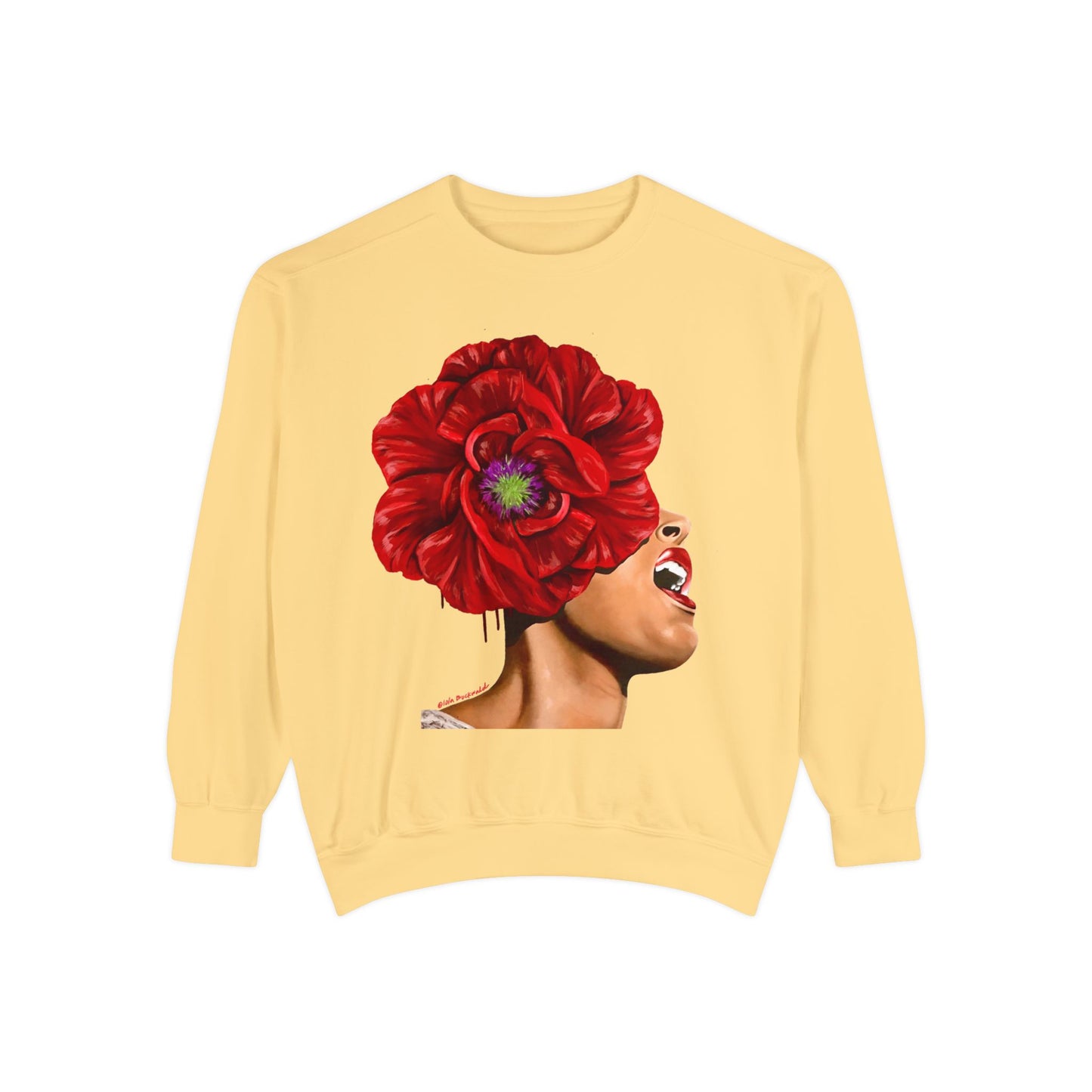 Billie Holiday painted by Lola Buckwald OG Sweatshirt