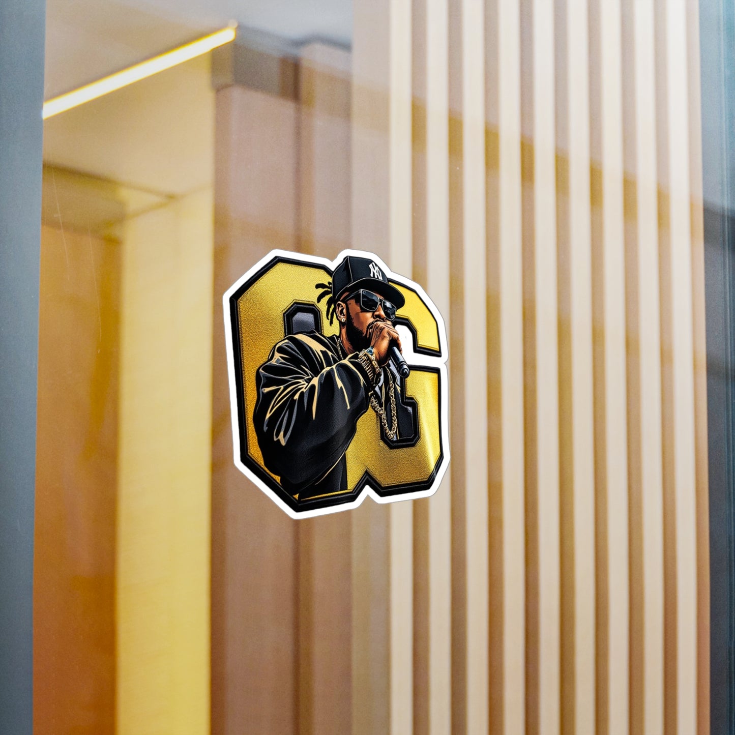OG on the mic sticker