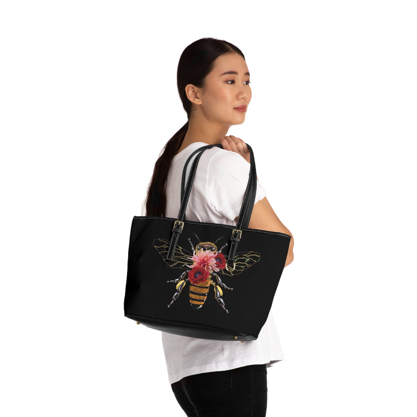 Save the Bees, Lola’s Bee drawing on OG purse