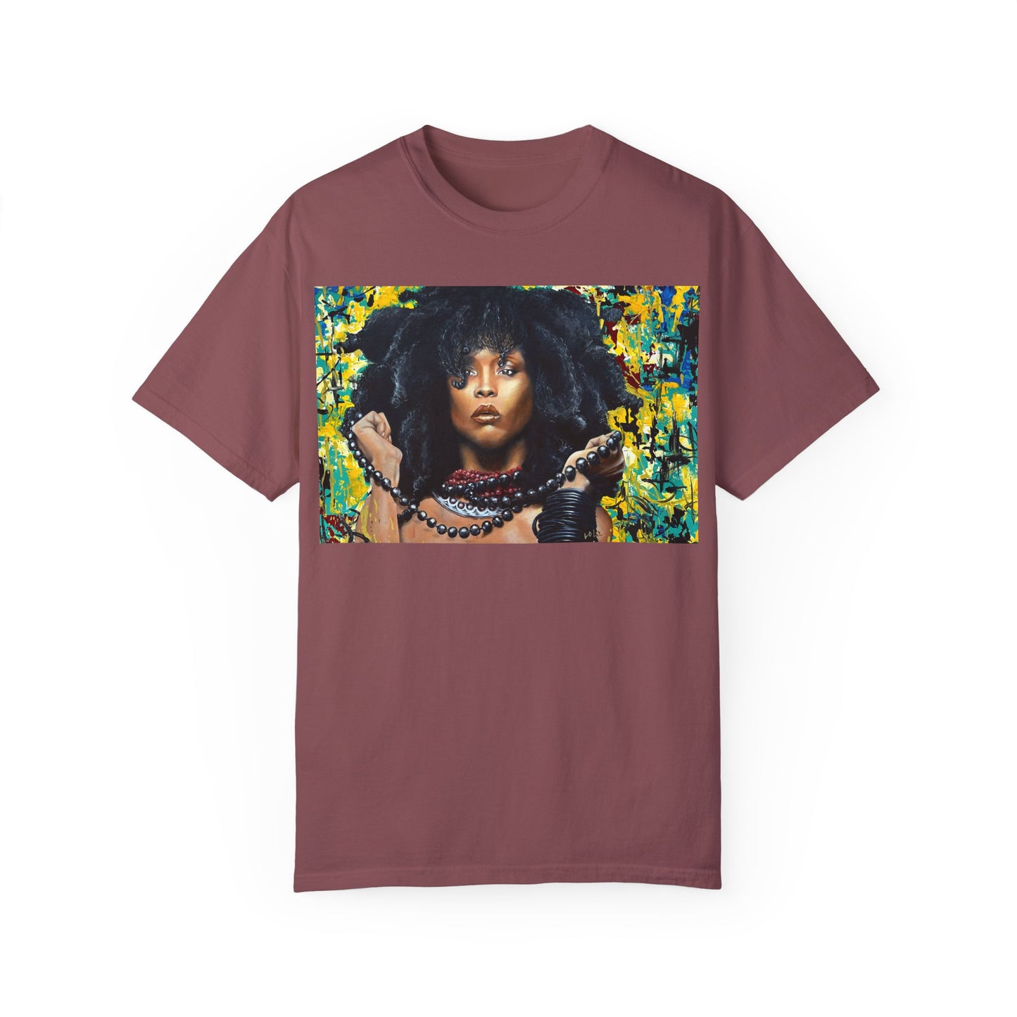 Erykah Badu painted by Lola Buckwald, OG tee