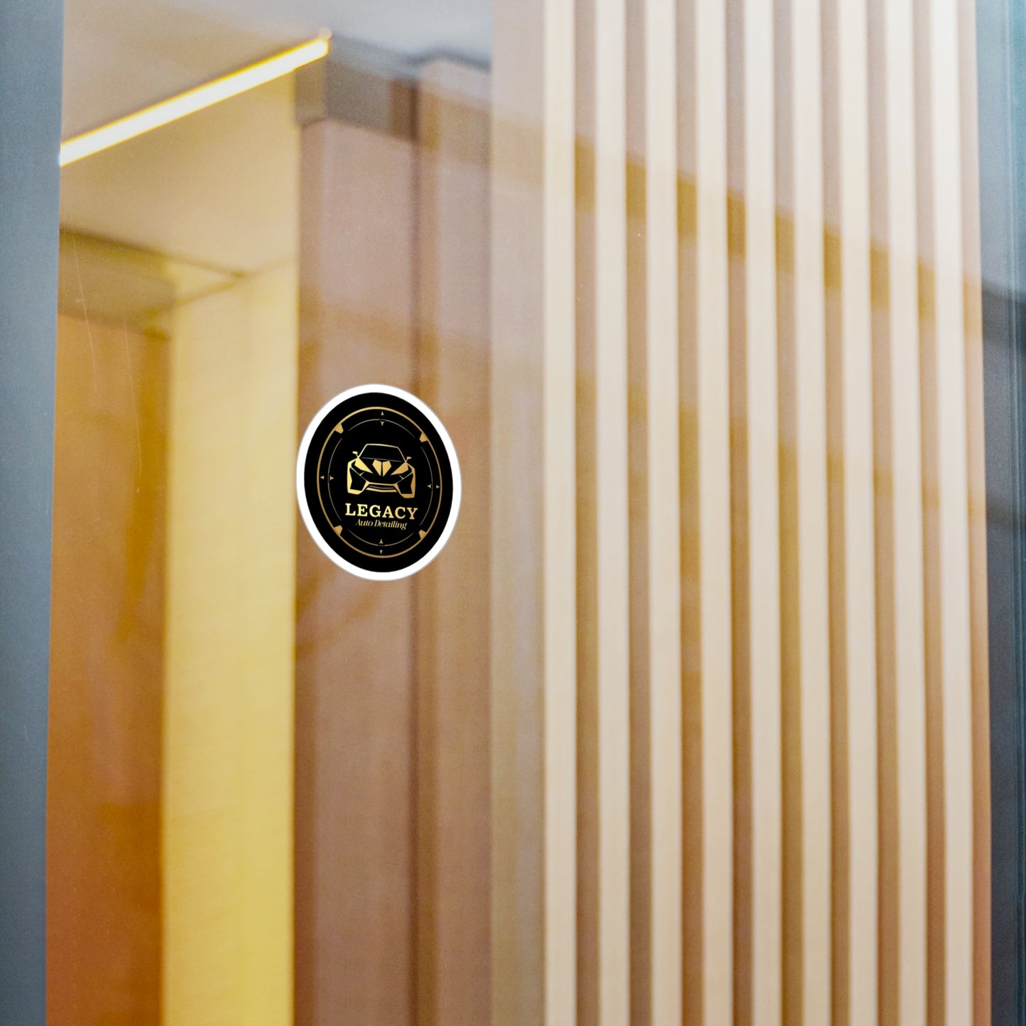 Logo stickers for Legacy Detailing