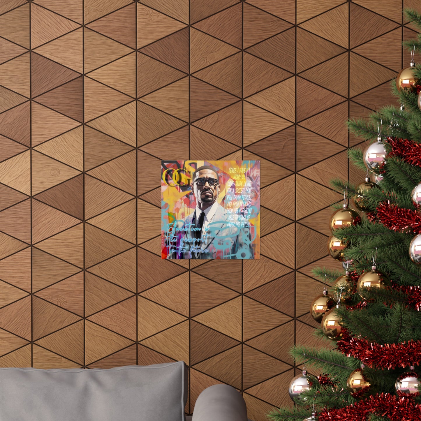 Malcolm X inspired Graphic OG Poster