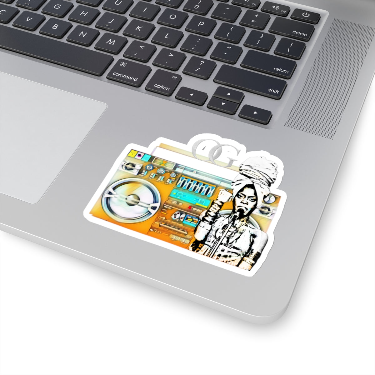 Badu’s Boom Box Kiss-Cut Stickers