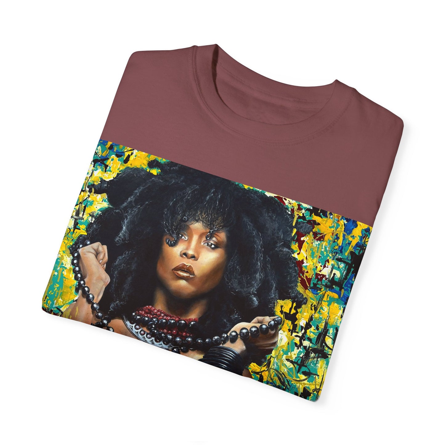 Erykah Badu painted by Lola Buckwald, OG tee