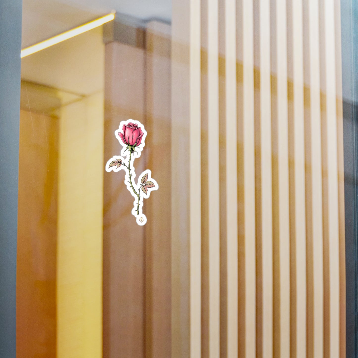 He loves me, he loves me not OG Rose Kiss-Cut Vinyl sticker