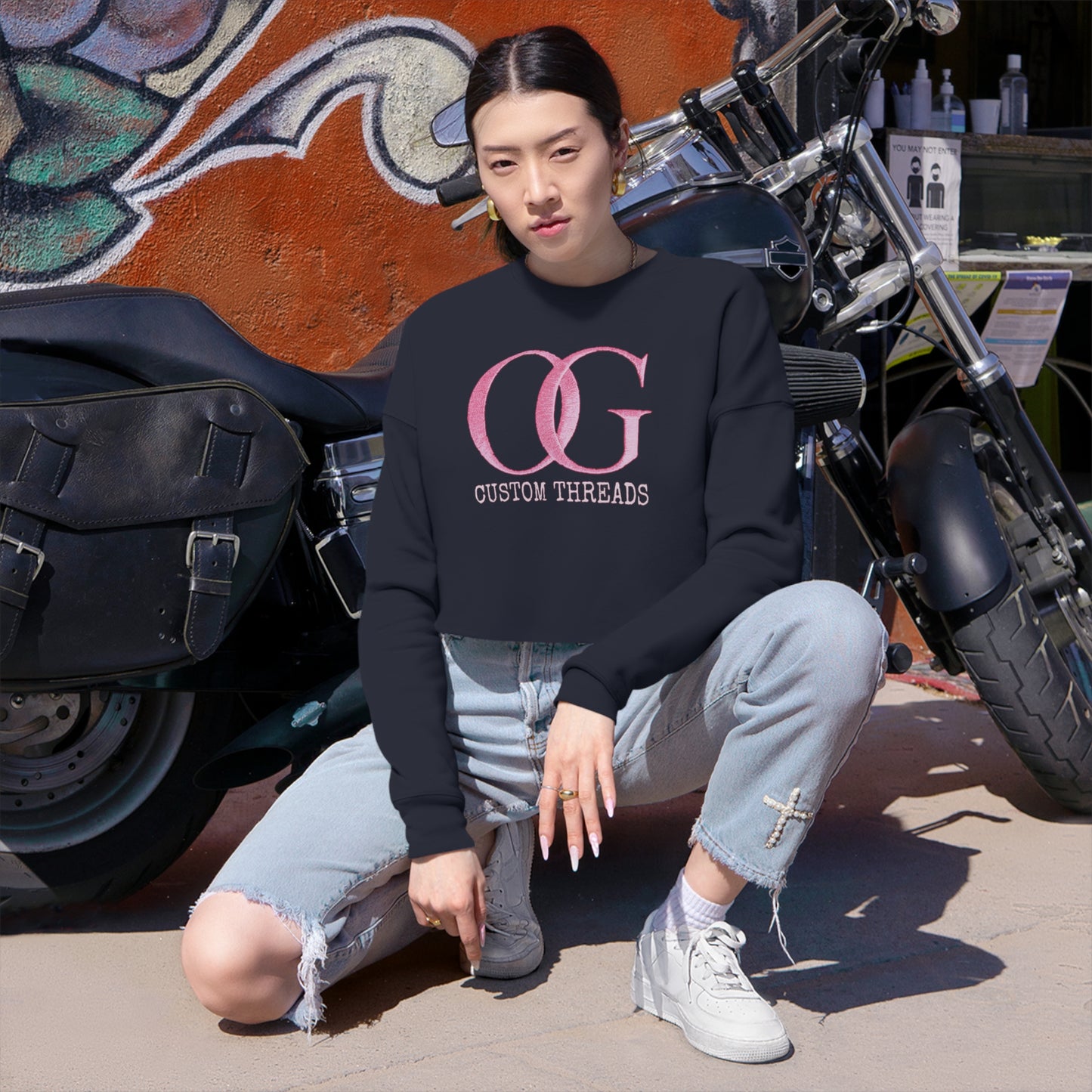 OG Custom Threads Cropped Sweatshirt