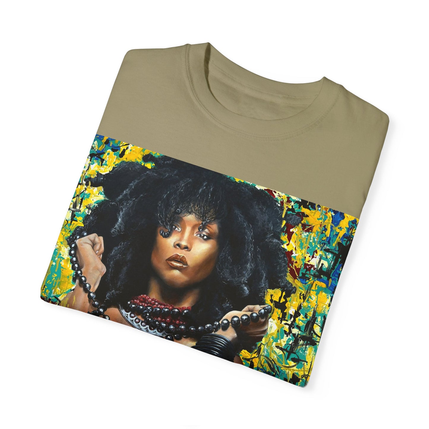 Erykah Badu painted by Lola Buckwald, OG tee
