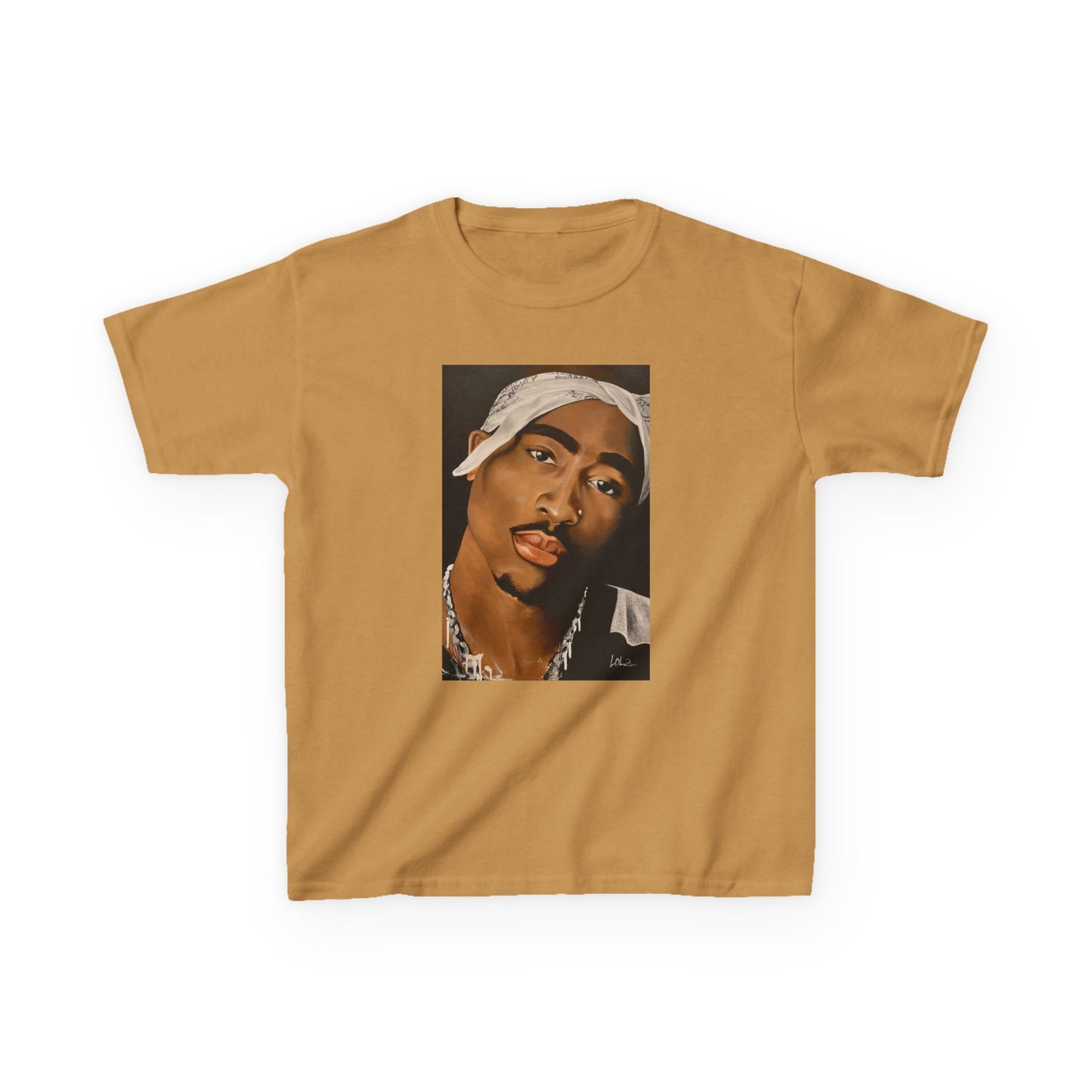 2Pac OG Youth Tee, Original painting by Lola Buckwald