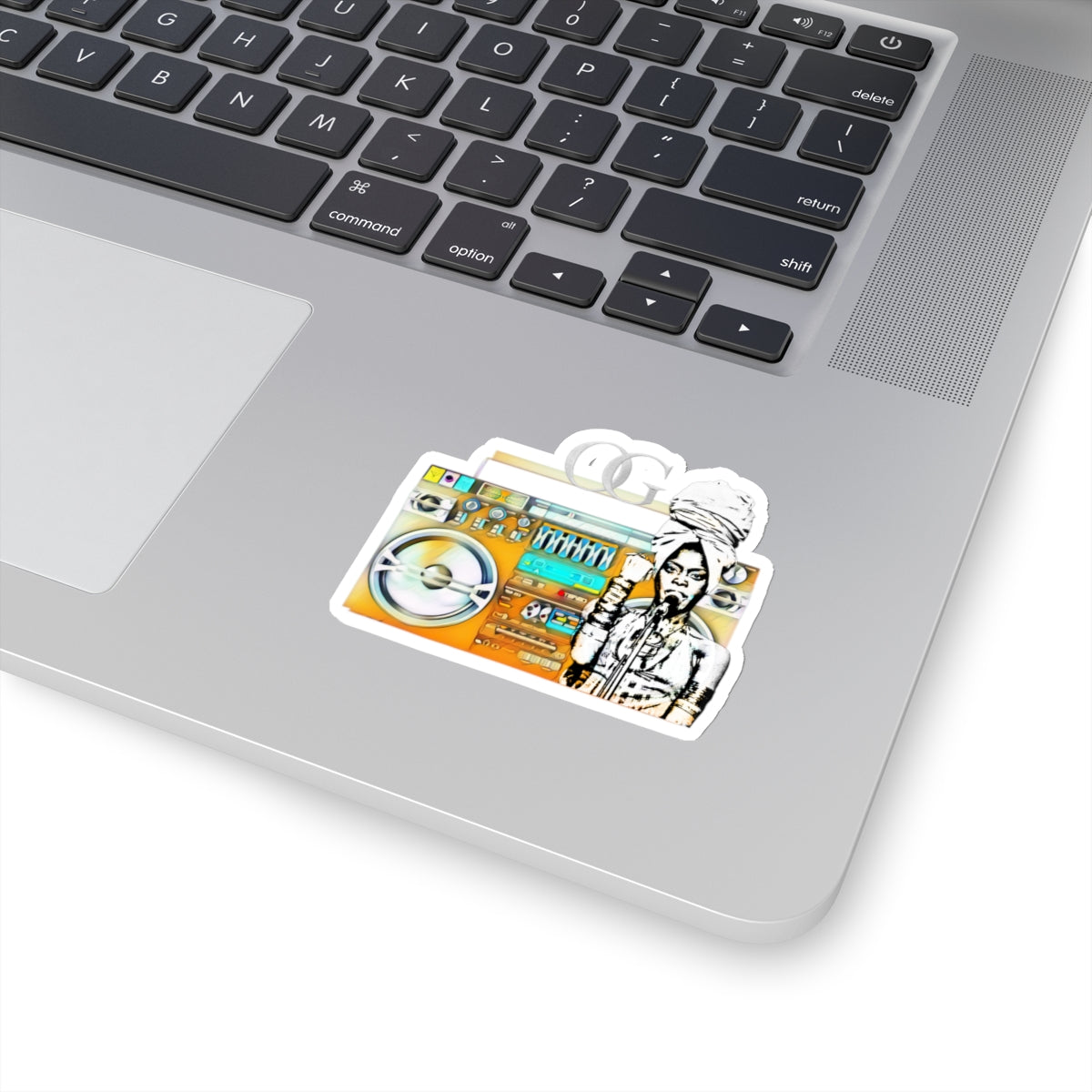 Badu’s Boom Box Kiss-Cut Stickers