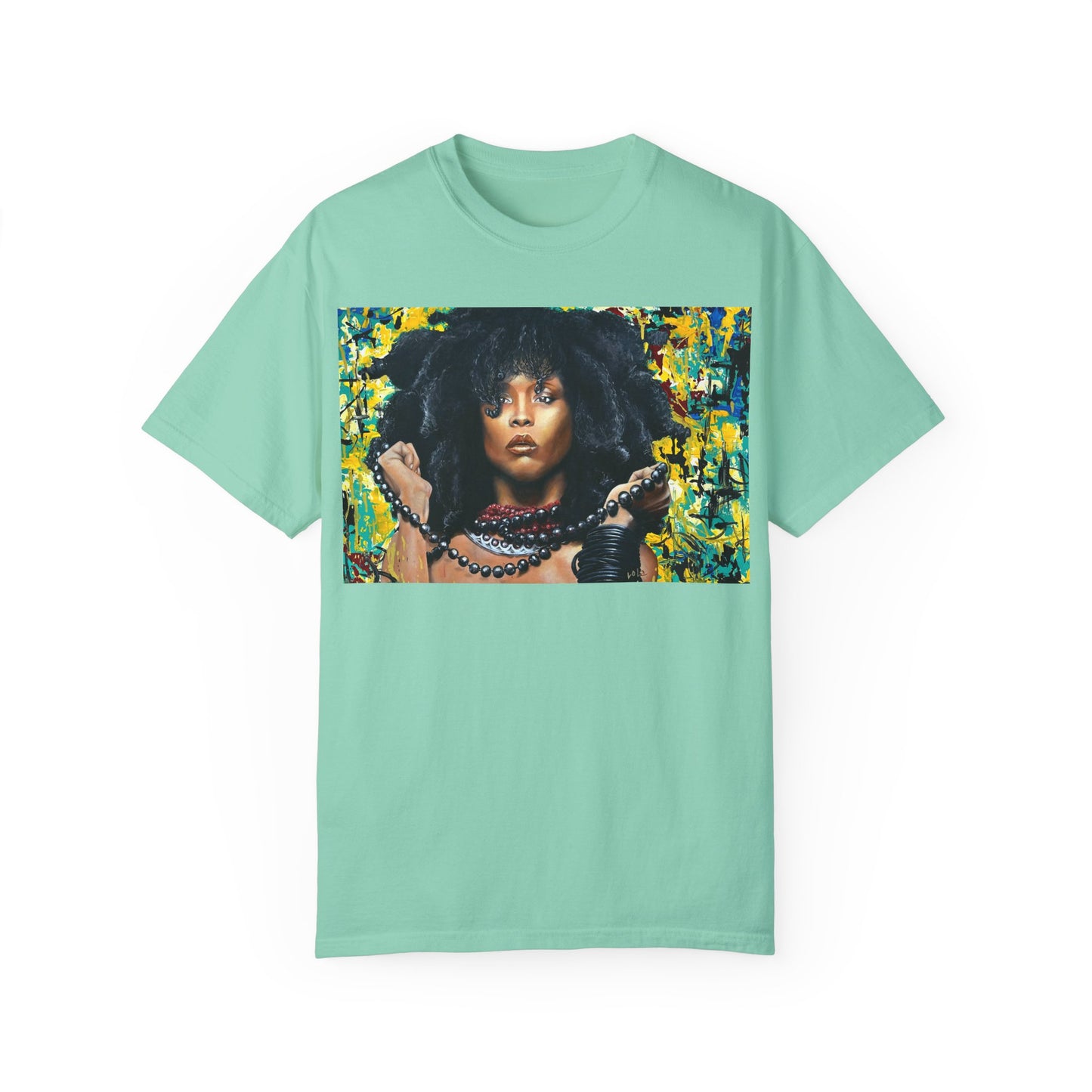 Erykah Badu painted by Lola Buckwald, OG tee