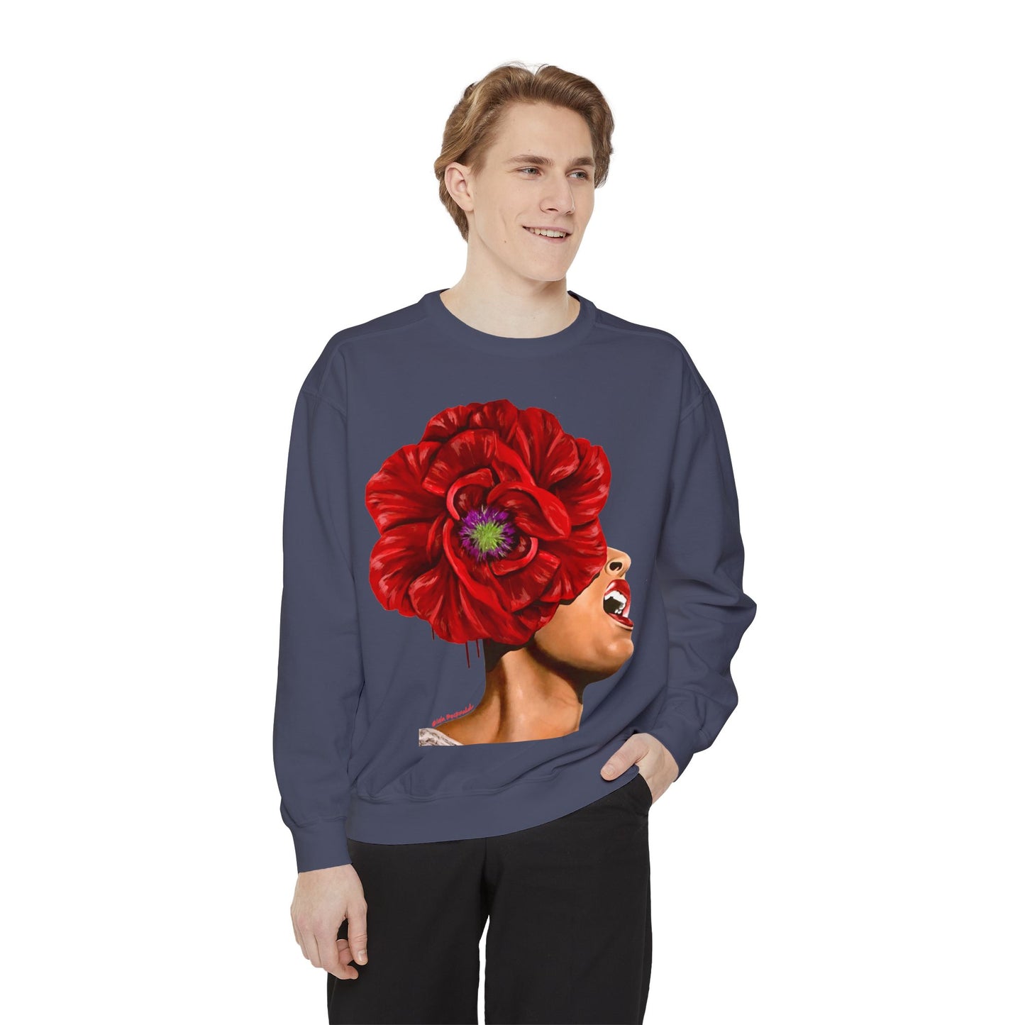Billie Holiday painted by Lola Buckwald OG Sweatshirt