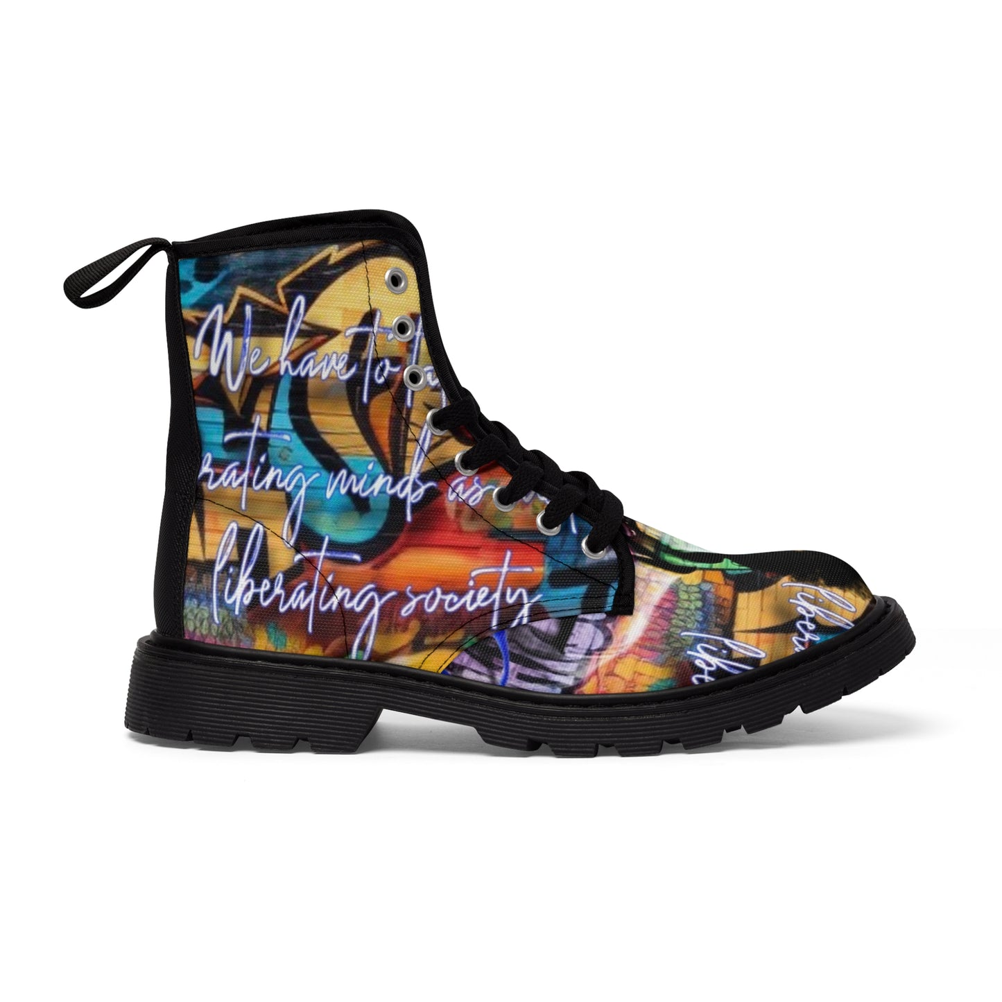 Women's Canvas Boots: Angela Davis