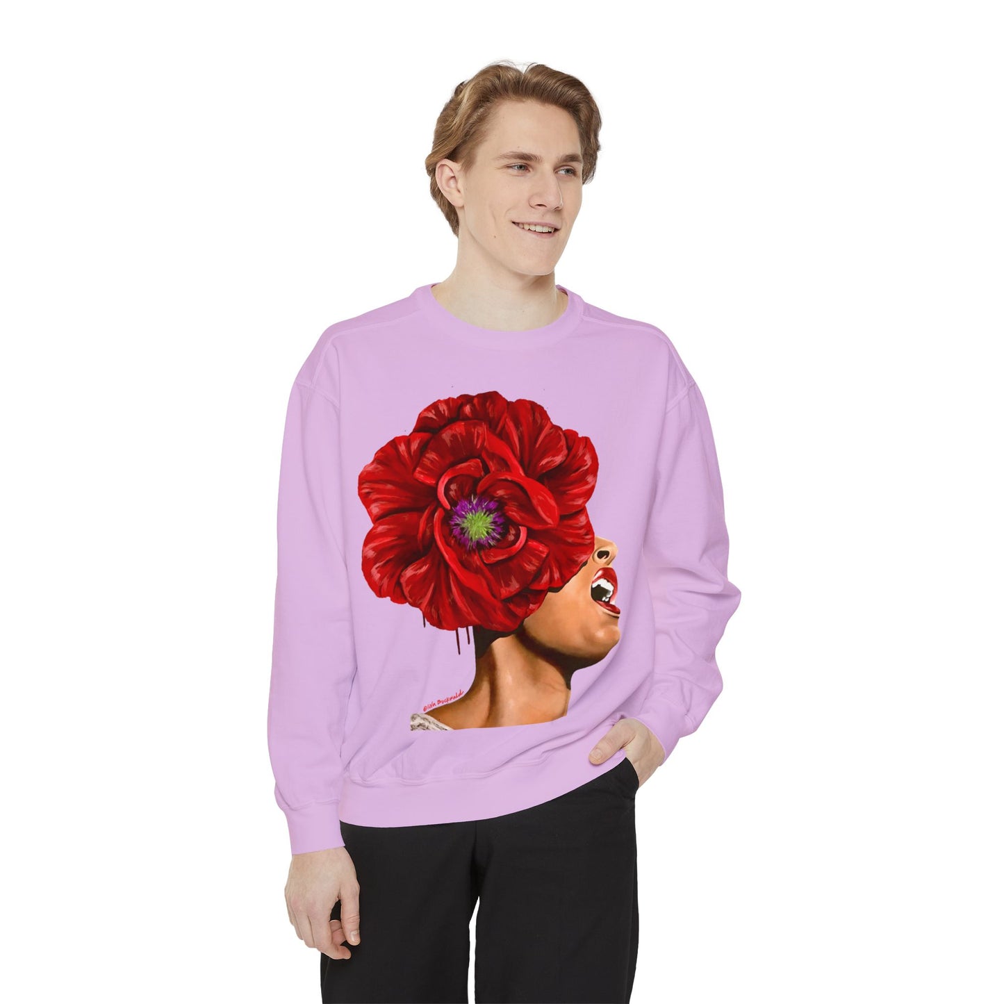 Billie Holiday painted by Lola Buckwald OG Sweatshirt