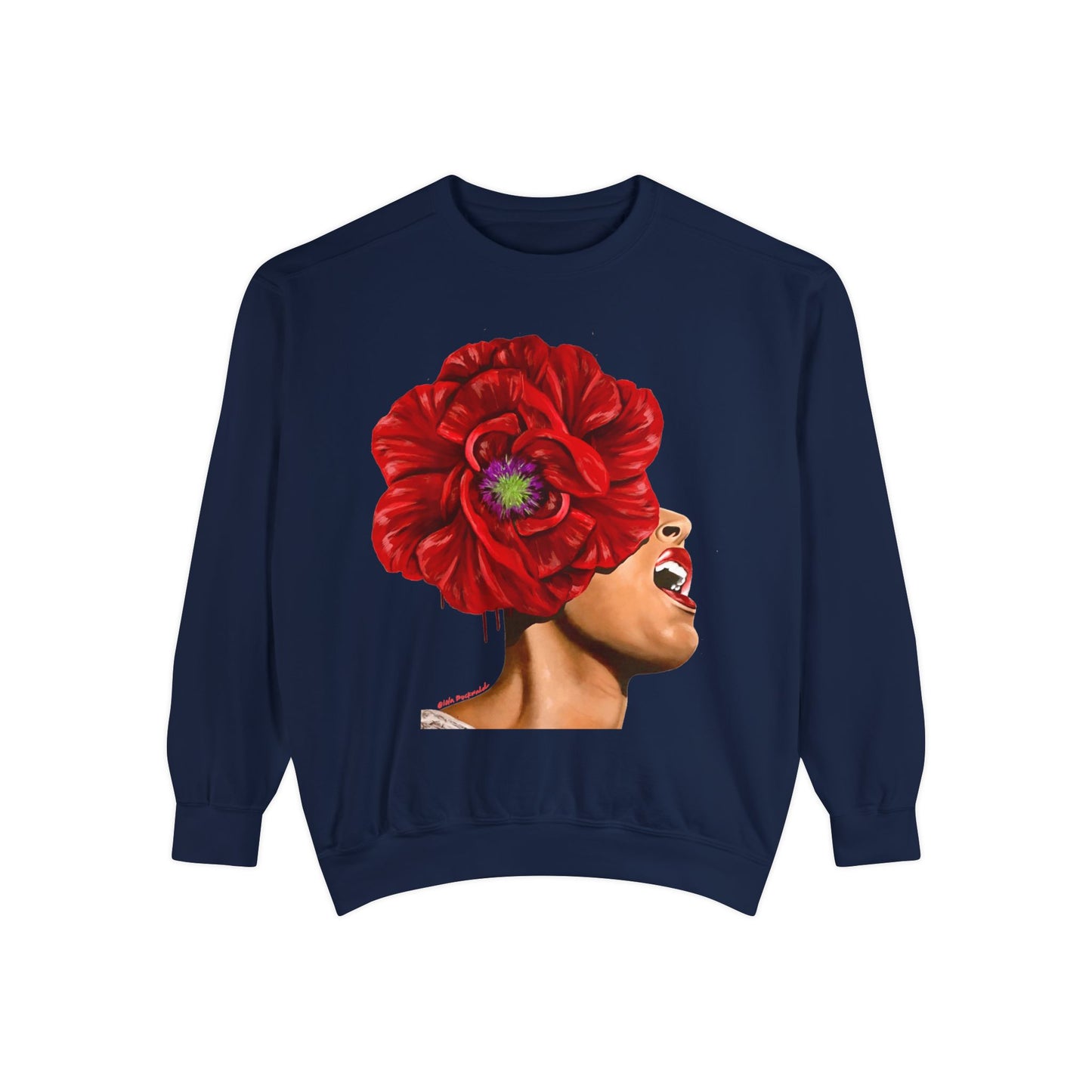 Billie Holiday painted by Lola Buckwald OG Sweatshirt